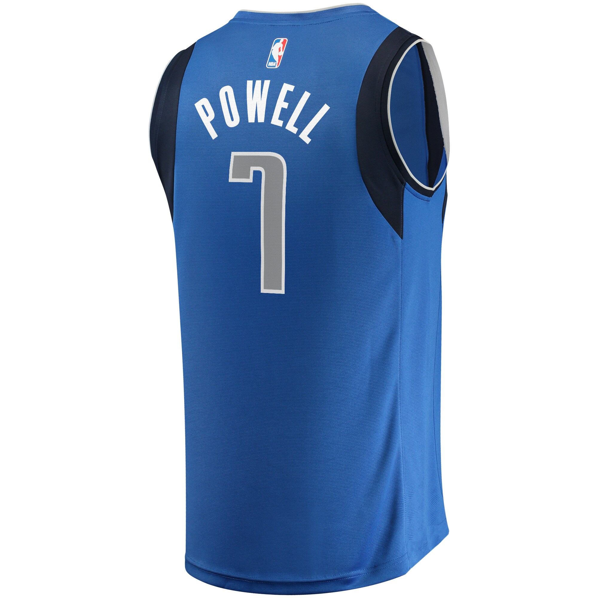 Dwight Powell Dallas Mavericks Fanatics Branded Youth Fast Break Player Jersey - Icon Edition - Blue - vstockx
