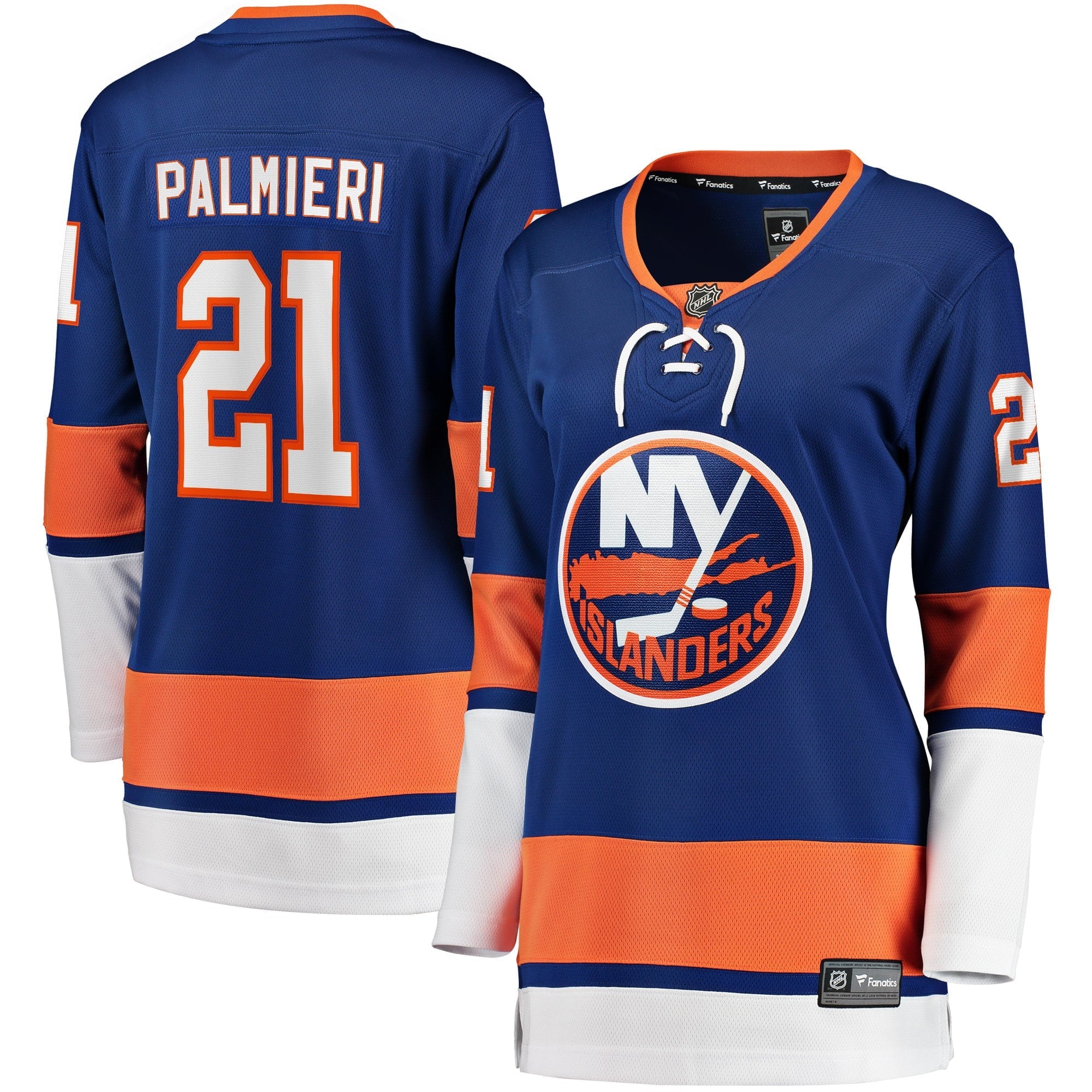 Women's Fanatics Branded Kyle Palmieri Royal New York Islanders 2017/18 Home Breakaway Replica Jersey - vstockx