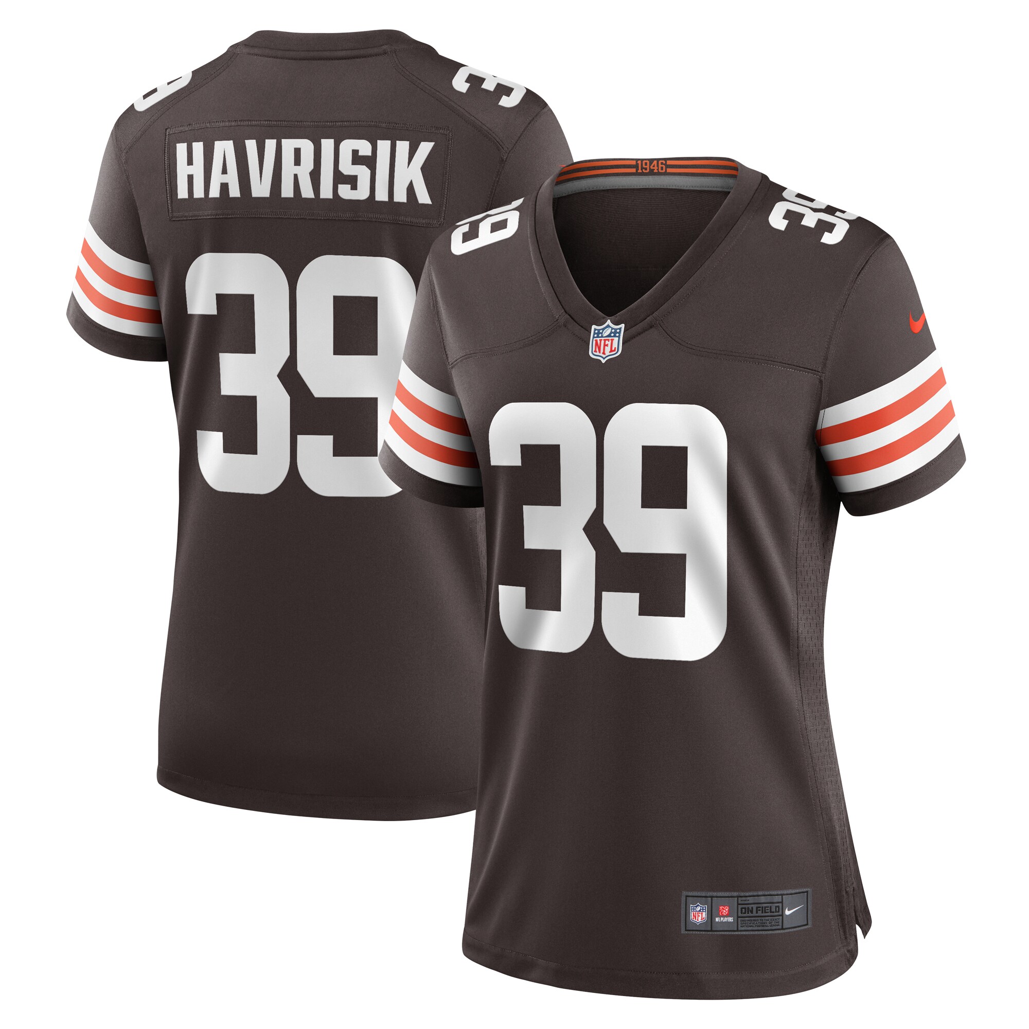 Lucas Havrisik Cleveland Browns Nike Women's Team Game Jersey - Brown - vstockx