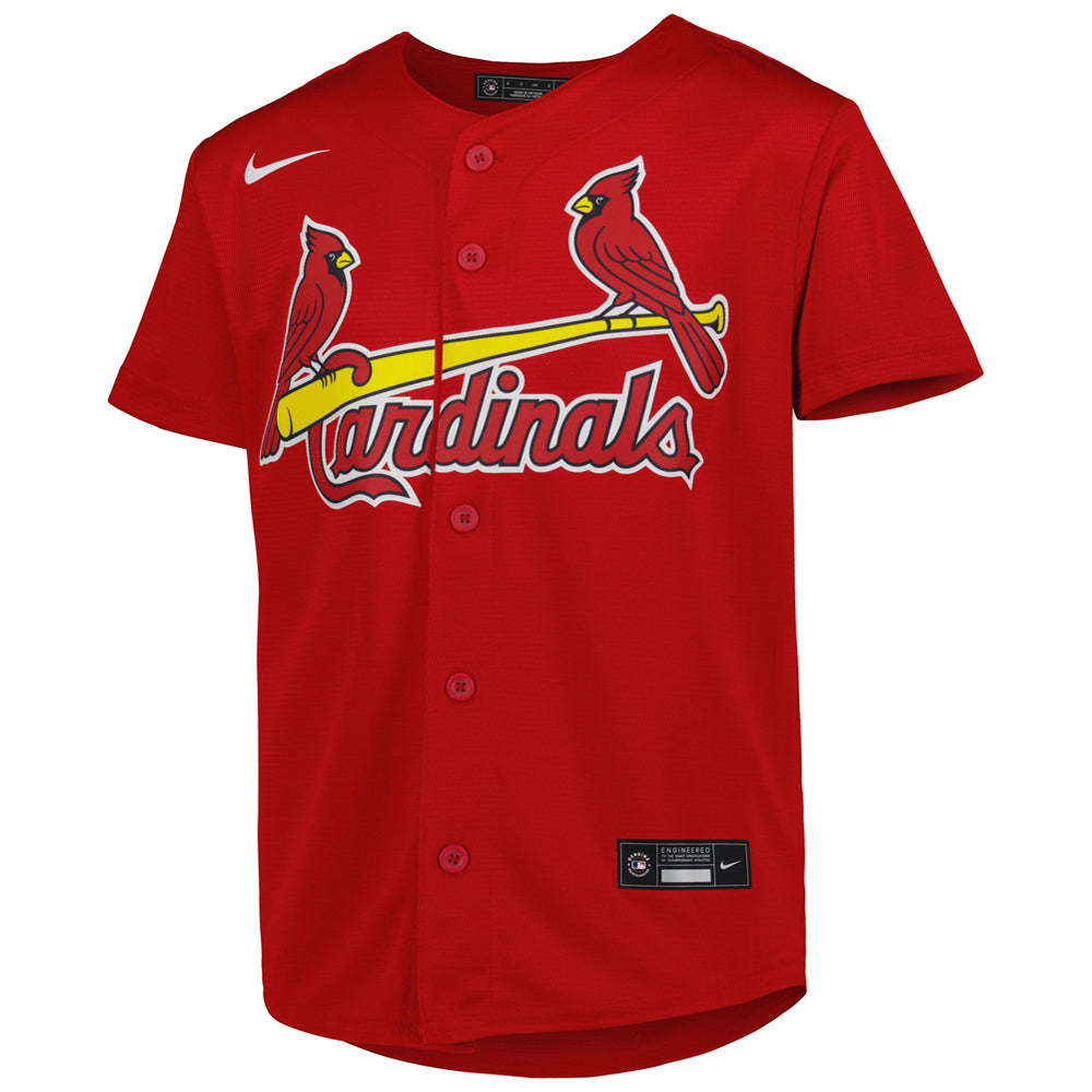 Youth St. Louis Cardinals Nolan Arenado Alternate Player Jersey - Red - vstockx