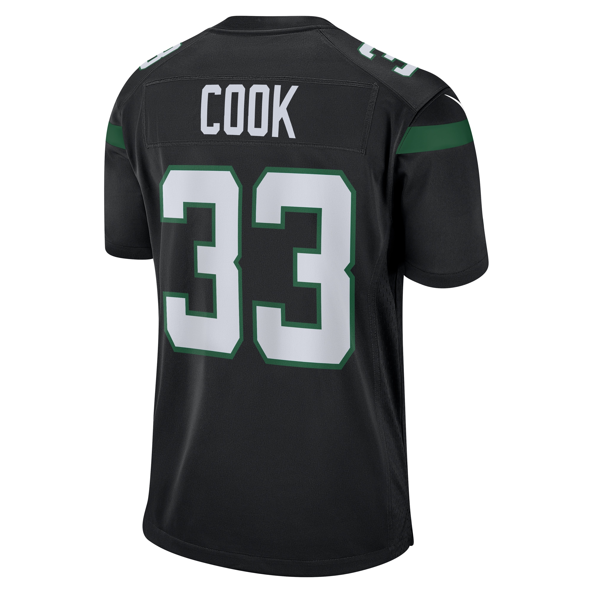 Dalvin Cook New York Jets Nike Alternate Game Player Jersey - Stealth Black - vstockx