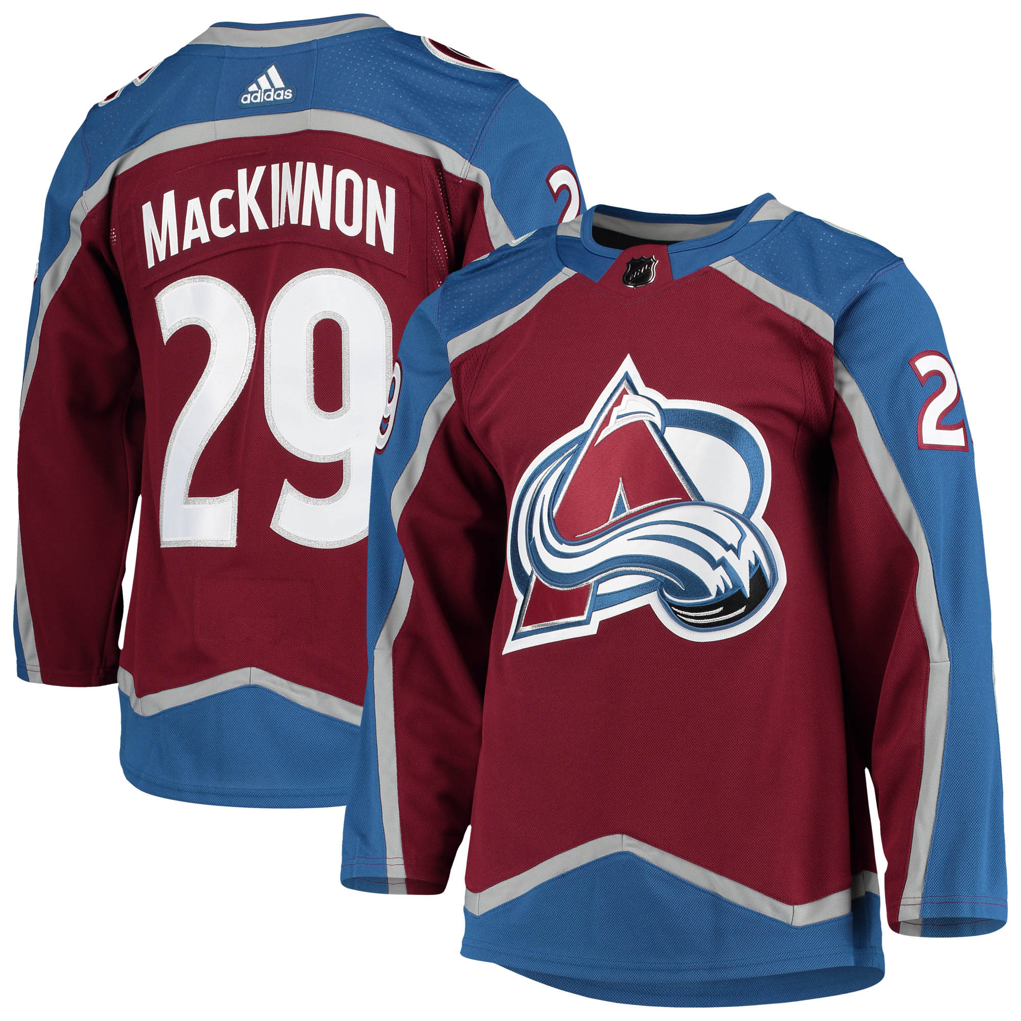 Nathan MacKinnon Colorado Avalanche adidas Home Primegreen Authentic Pro Player Jersey - Burgundy - vstockx