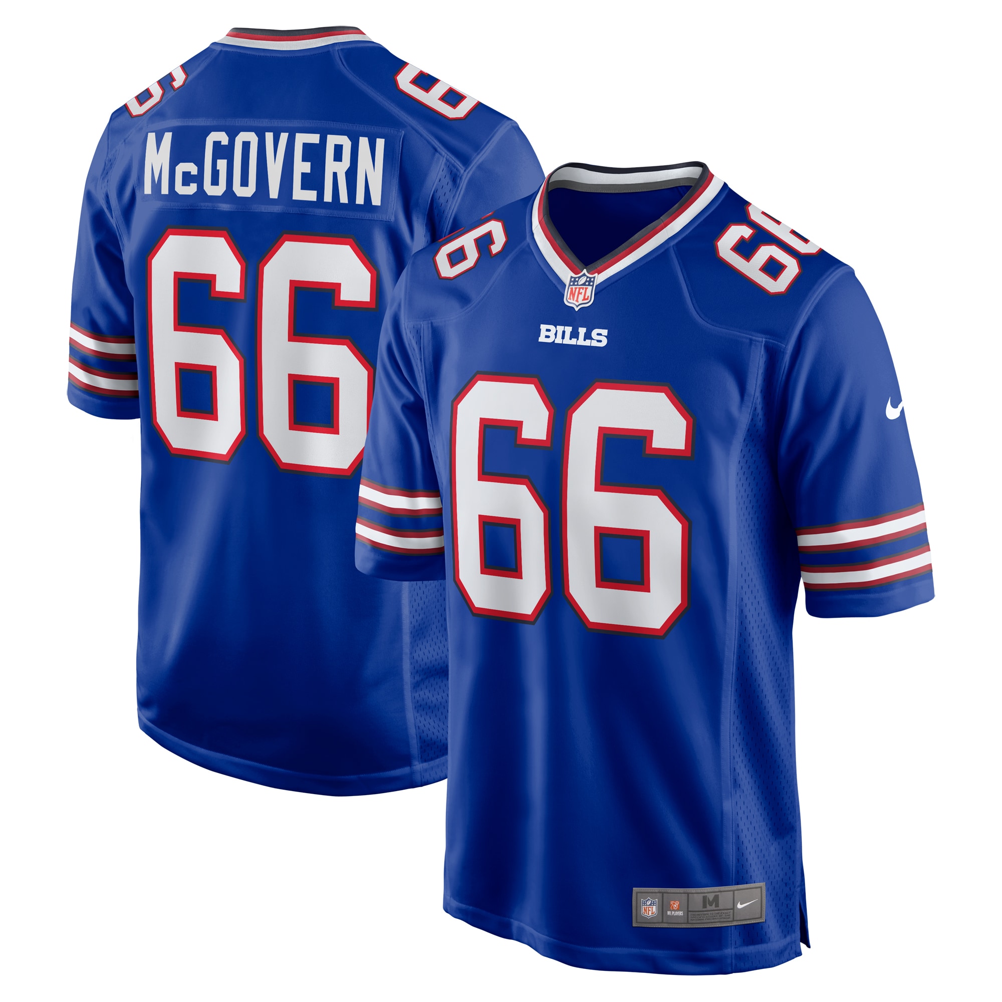 Connor McGovern Buffalo Bills Nike Game Player Jersey - Royal - vstockx