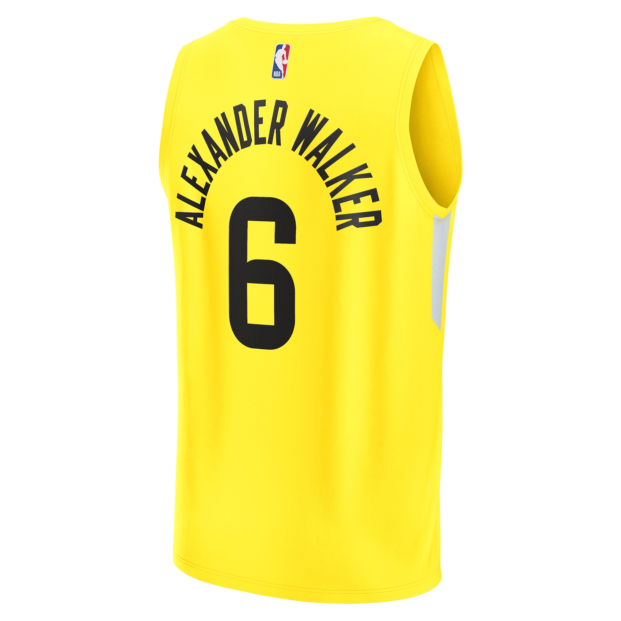 Nickeil Alexander-Walker Utah Jazz Fanatics Branded 2022/23 Fast Break Replica Player Jersey - Icon Edition - Yellow - vstockx