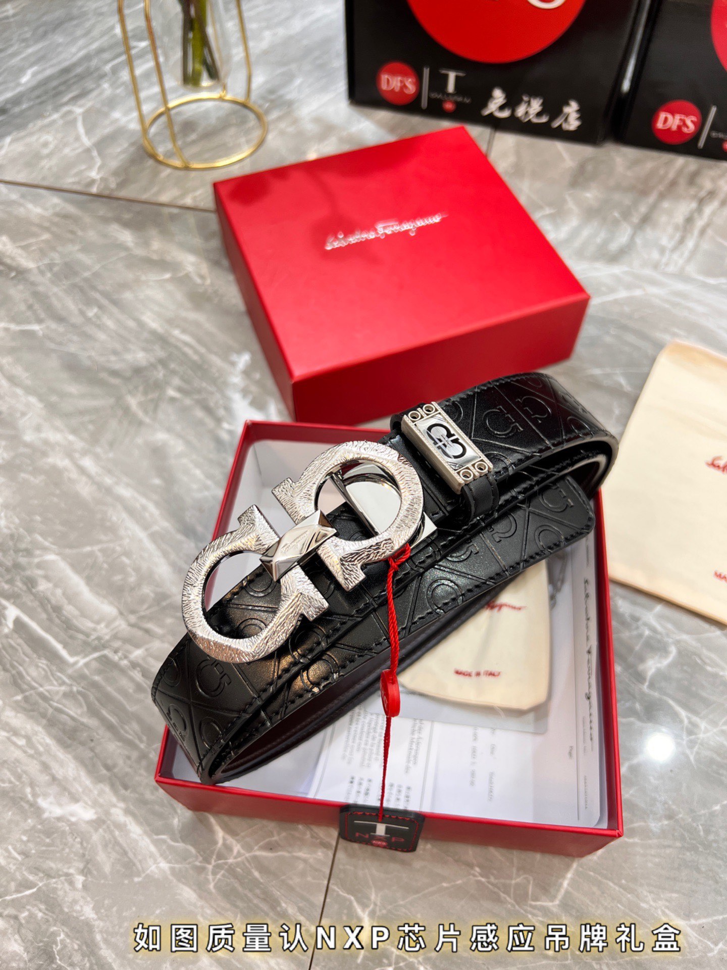 Streetwear Belt Ferragamo 319827 size:3.5cm - vstockx