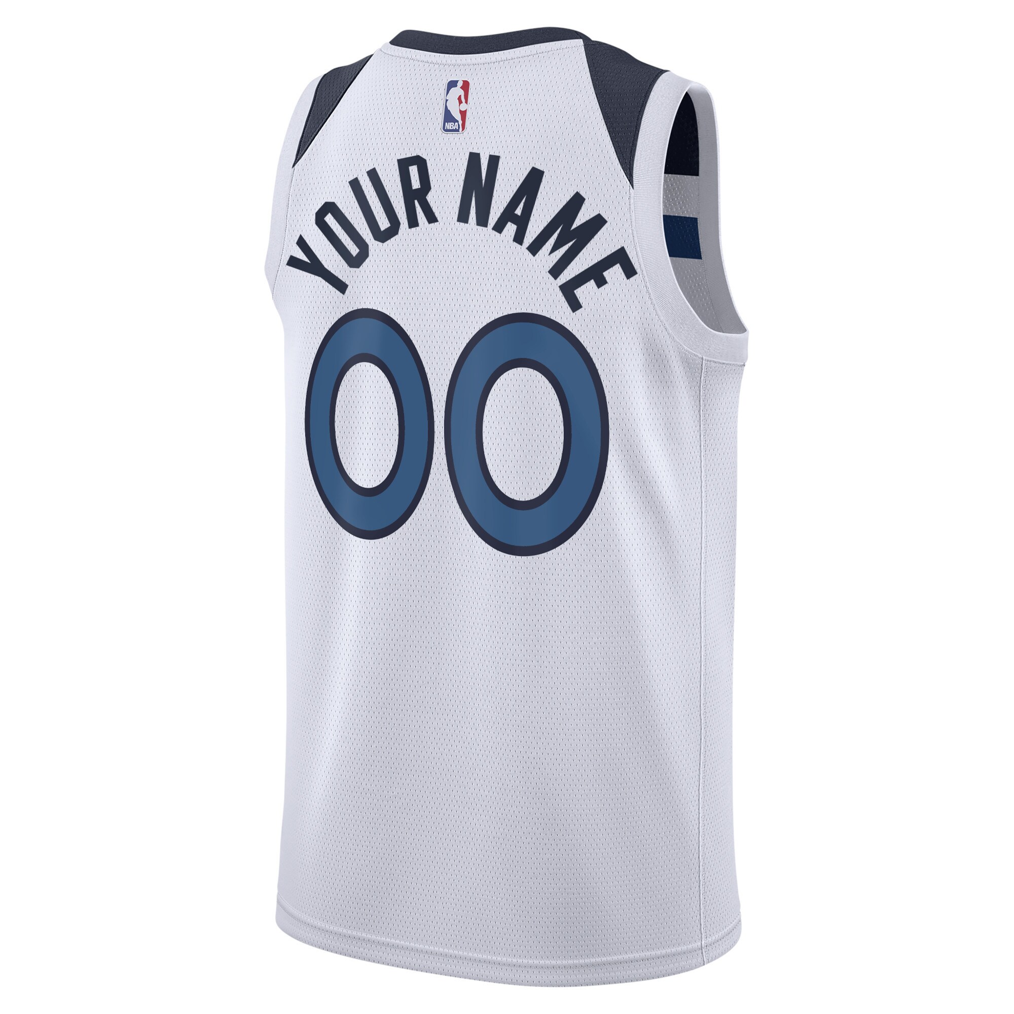 Minnesota Timberwolves Nike Unisex Swingman Custom Jersey White - Icon Edition - vstockx