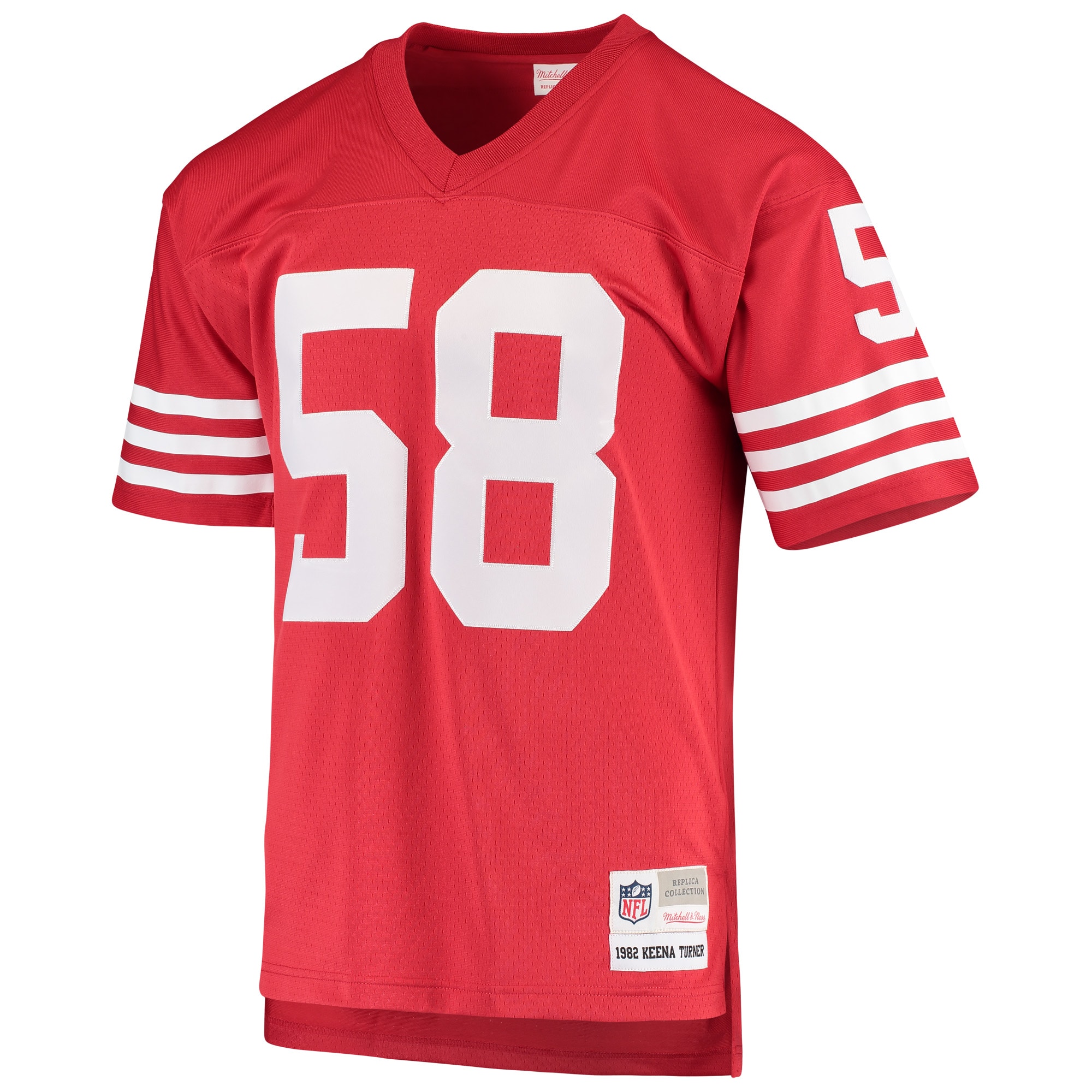 Keena Turner San Francisco 49ers Mitchell & Ness 1982 Replica Legacy Throwback Player Jersey - Scarlet - vstockx