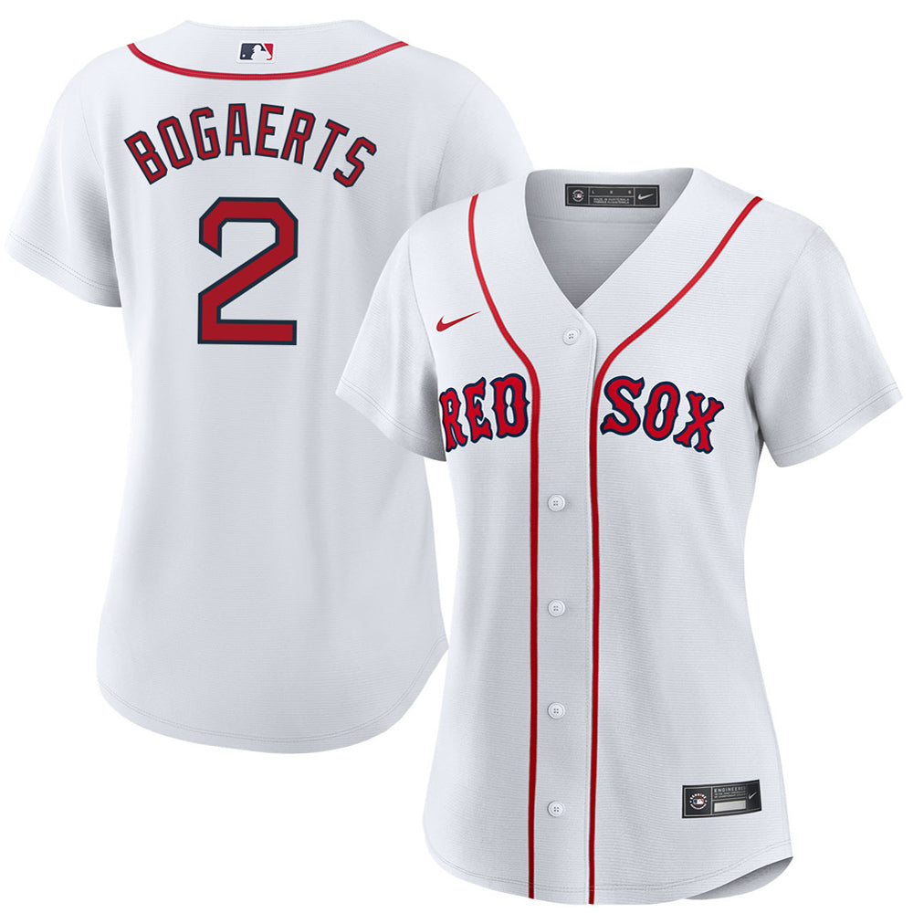 Womens Boston Red Sox Xander Bogaerts Cool Base Replica Jersey White - vstockx