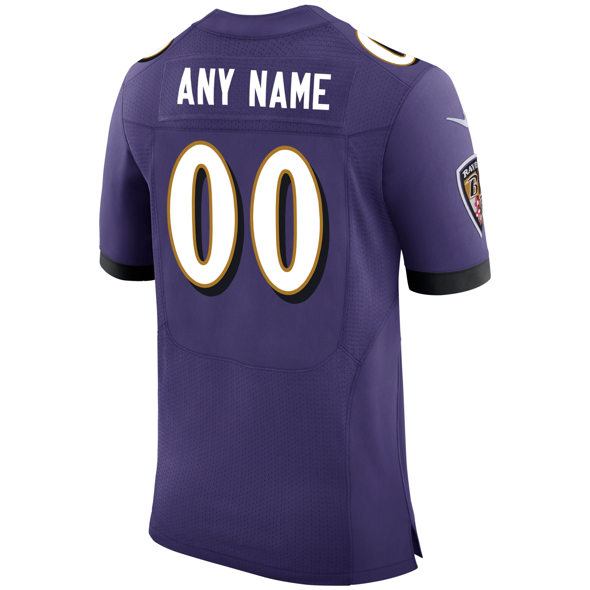 Baltimore Ravens Nike Speed Machine Custom Elite Jersey - Purple - vstockx