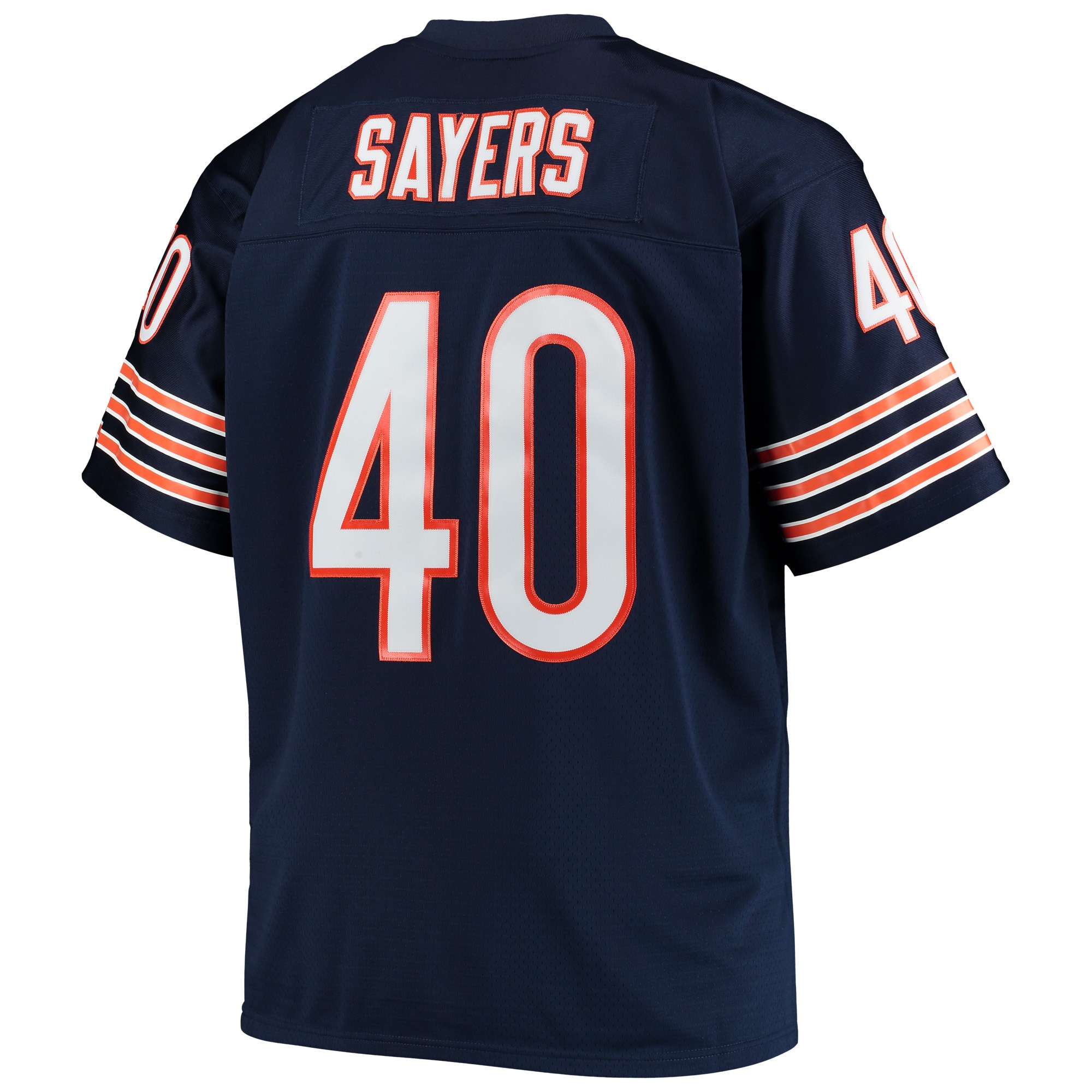 Gale Sayers Chicago Bears Mitchell & Ness Big & Tall 1969 Retired Player Replica Jersey - Navy - vstockx