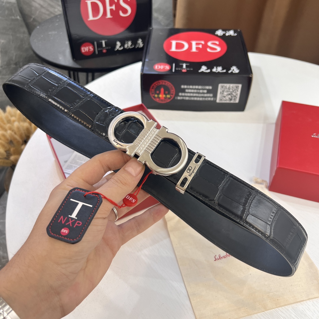 Streetwear Belt Ferragamo 320325 size:3.5cm - vstockx