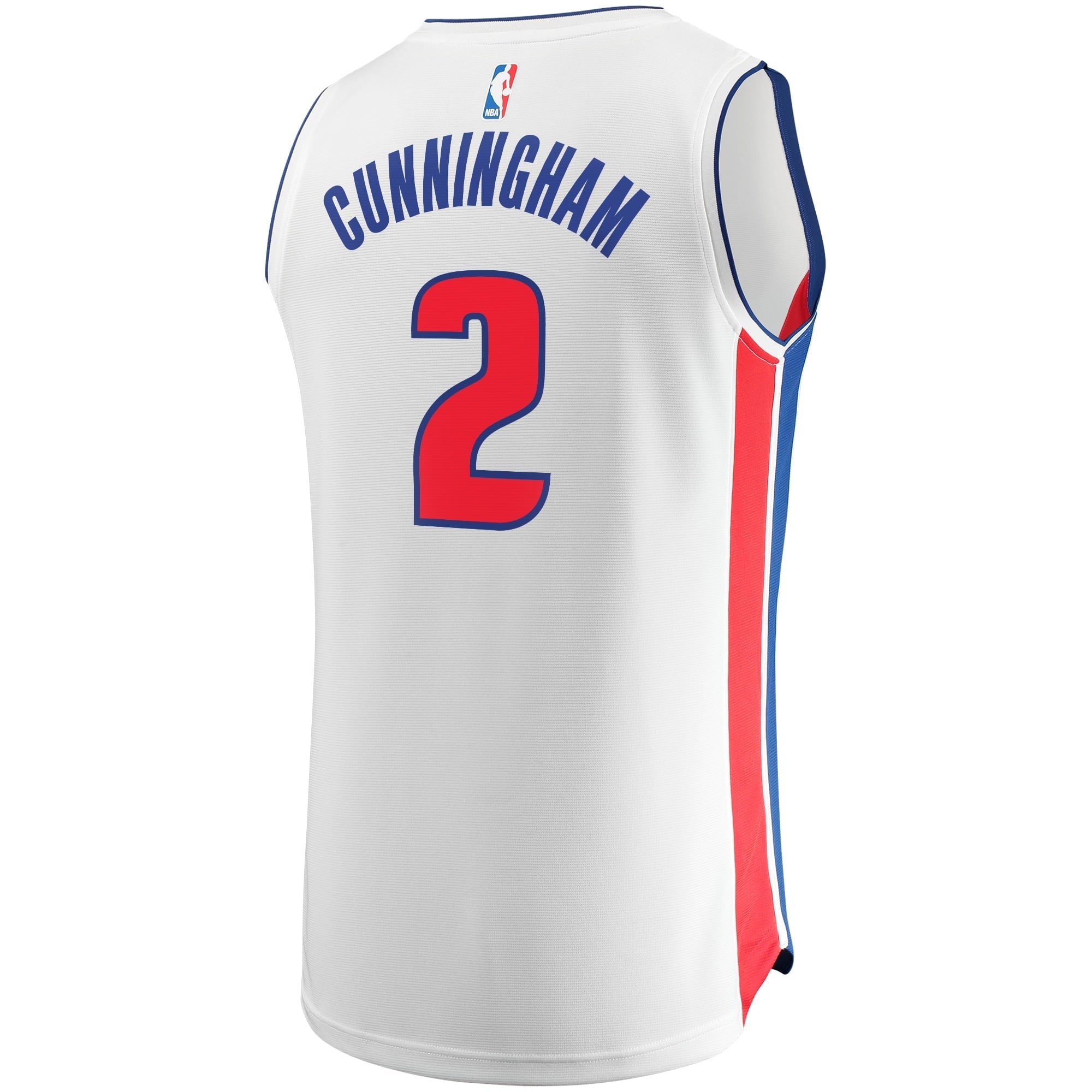Men's Fanatics Branded Cade Cunningham White Detroit Pistons Fast Break Replica Jersey - Association Edition - vstockx