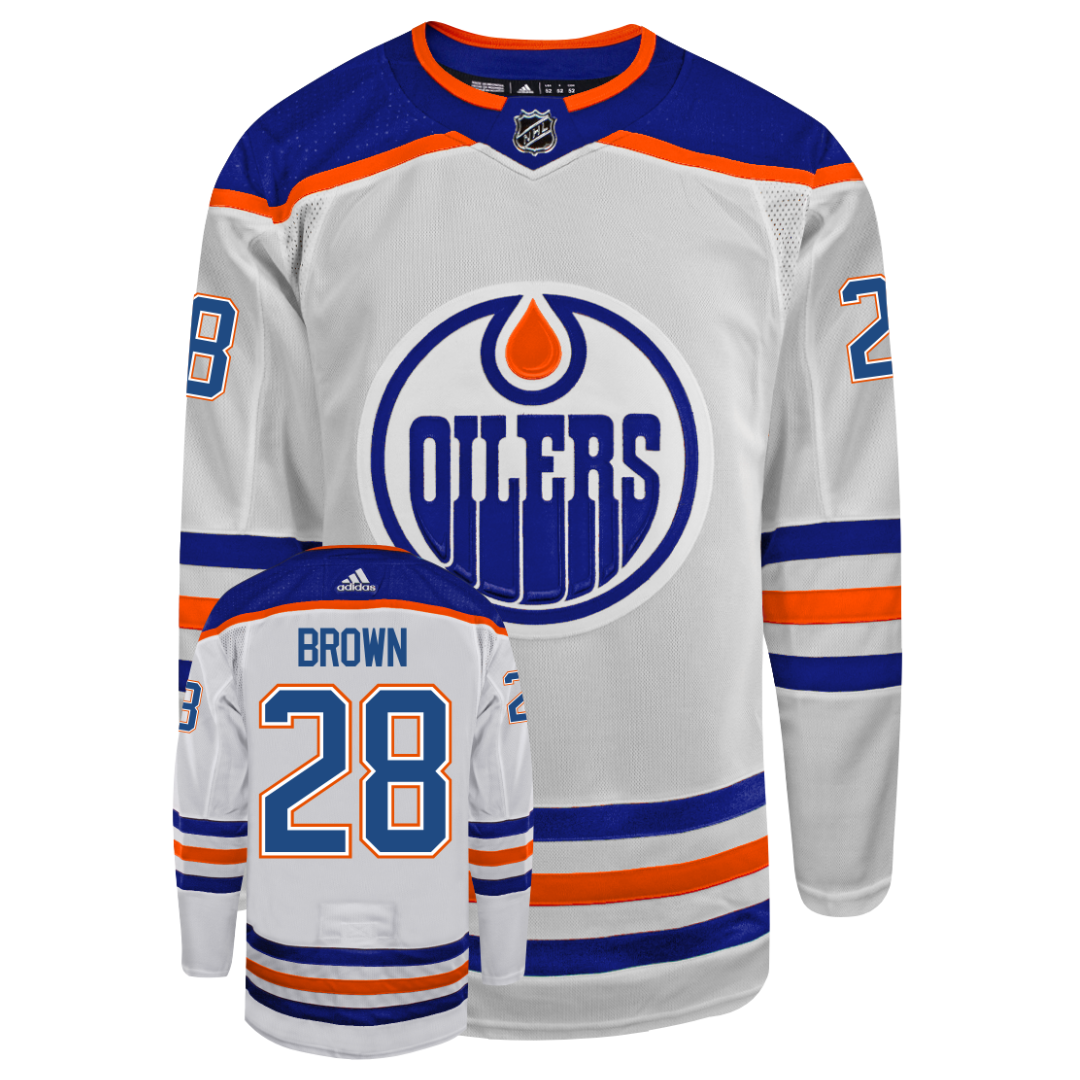 Connor Brown Edmonton Oilers 2022 Adidas Primegreen Authentic NHL Hockey Jersey - vstockx