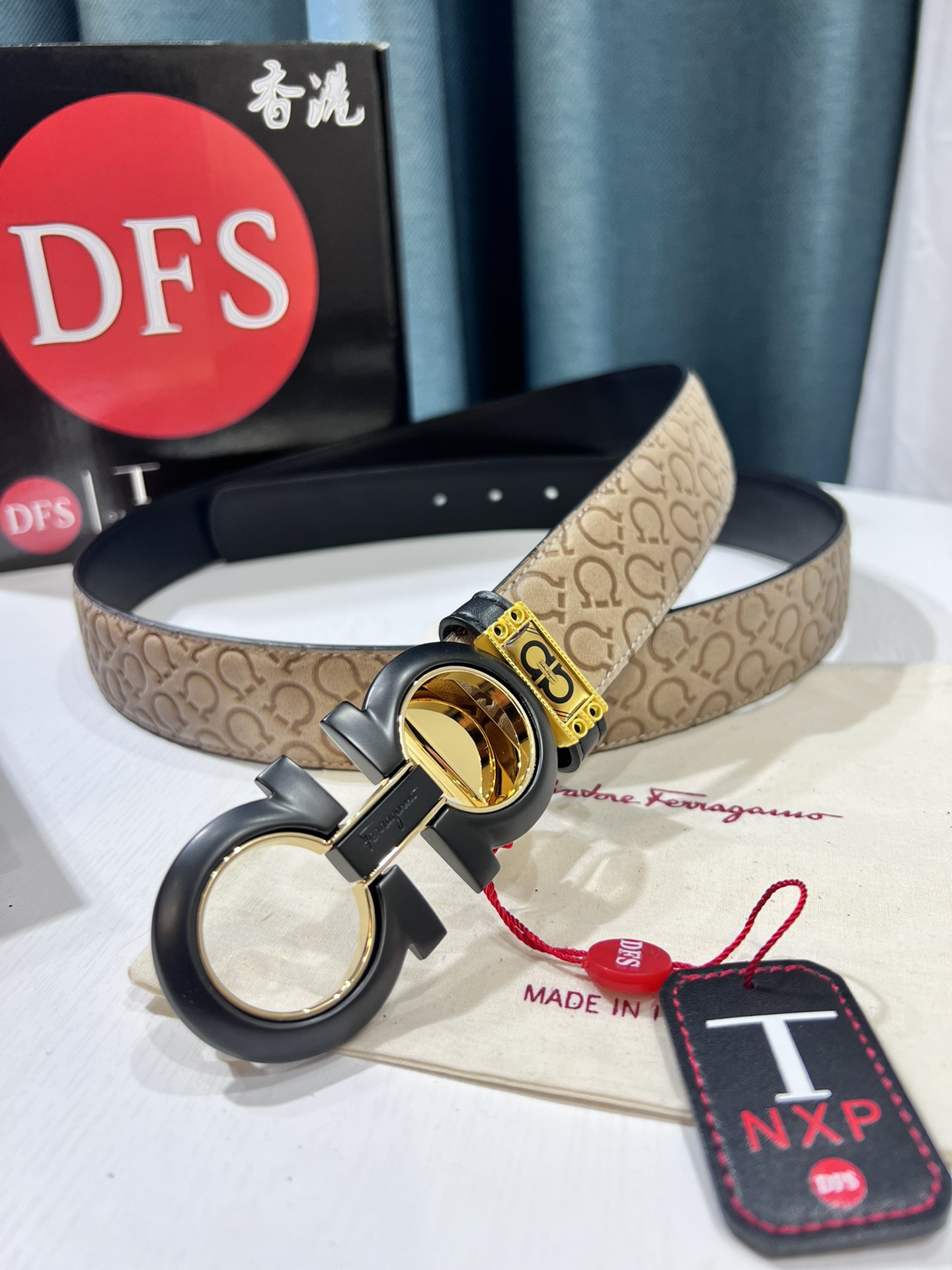Streetwear Belt Ferragamo 319558 size:3.5cm - vstockx