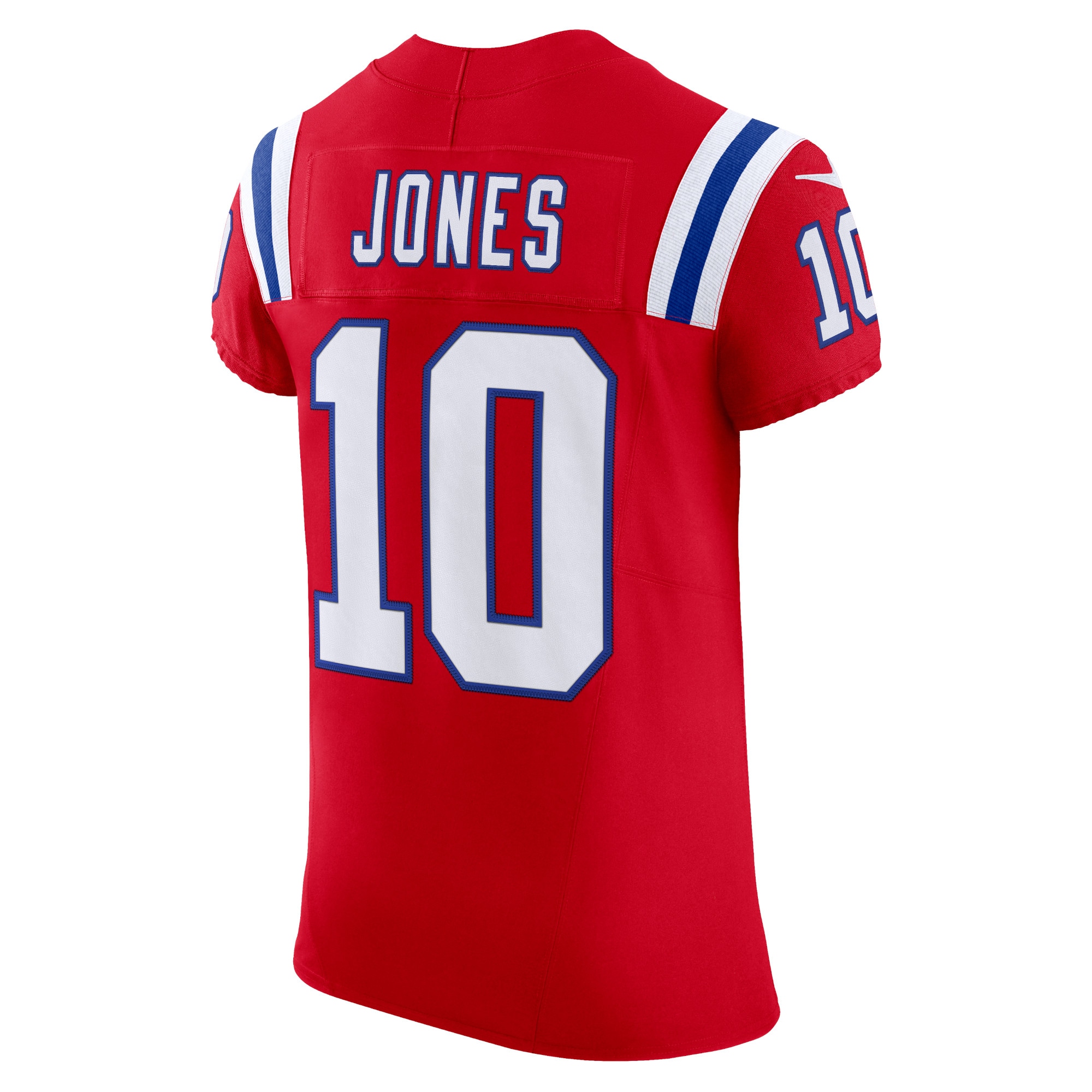 Mac Jones New England Patriots Nike Alternate Vapor F.U.S.E. Elite Jersey - Red - vstockx