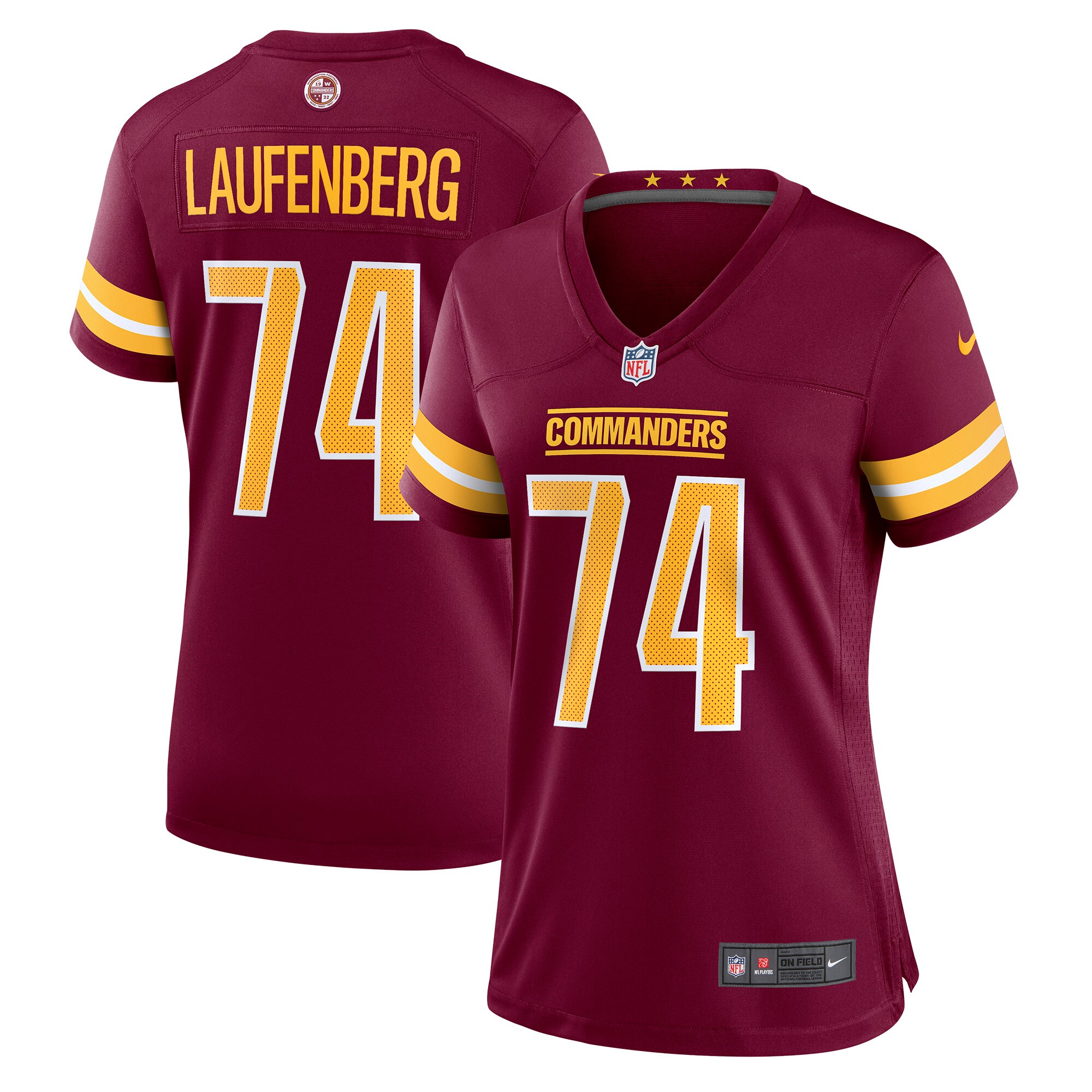Nolan Laufenberg Washington Commanders Nike Women's Game Jersey - Burgundy - vstockx