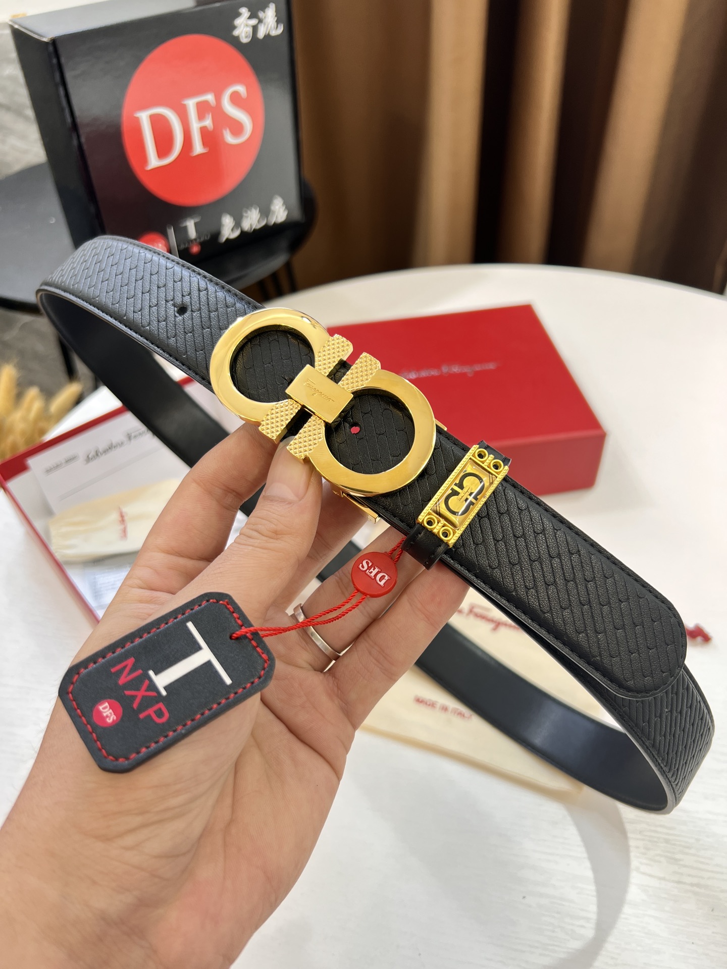 Streetwear Belt Ferragamo 319796 size:3.5cm - vstockx