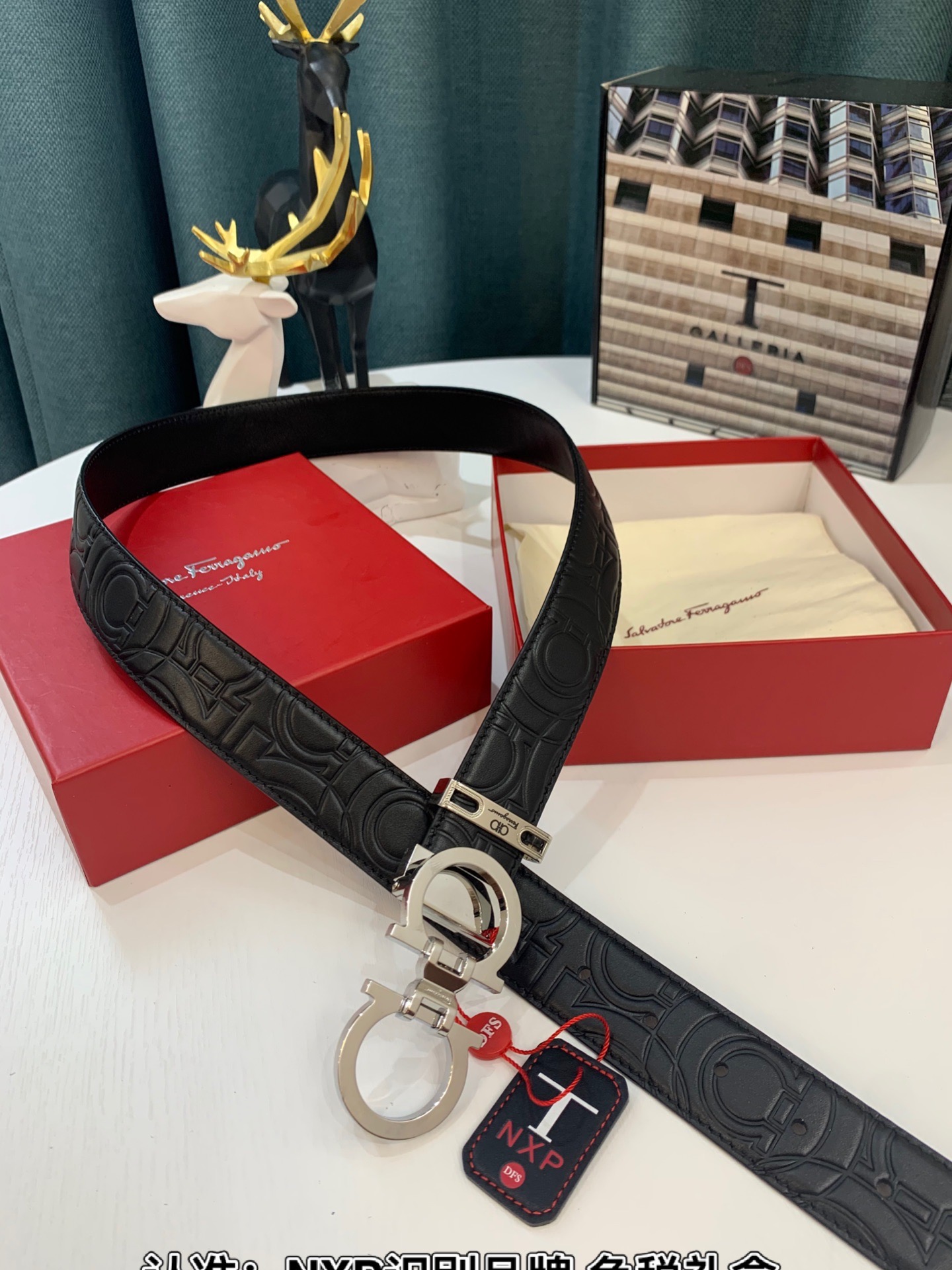 Streetwear Belt Ferragamo 319191 size:3.5cm - vstockx