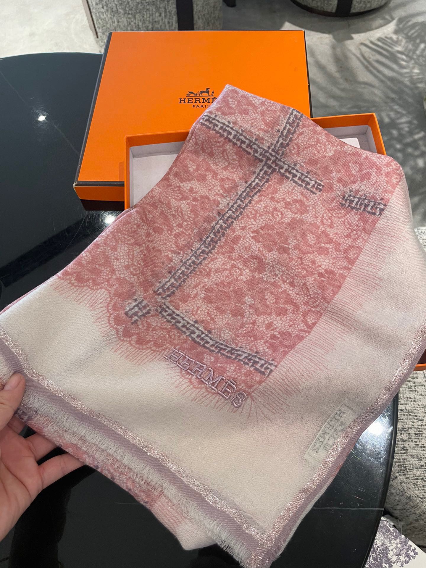 Streetwear Scarf Hermes 328936 SIZE:90*200cm - vstockx