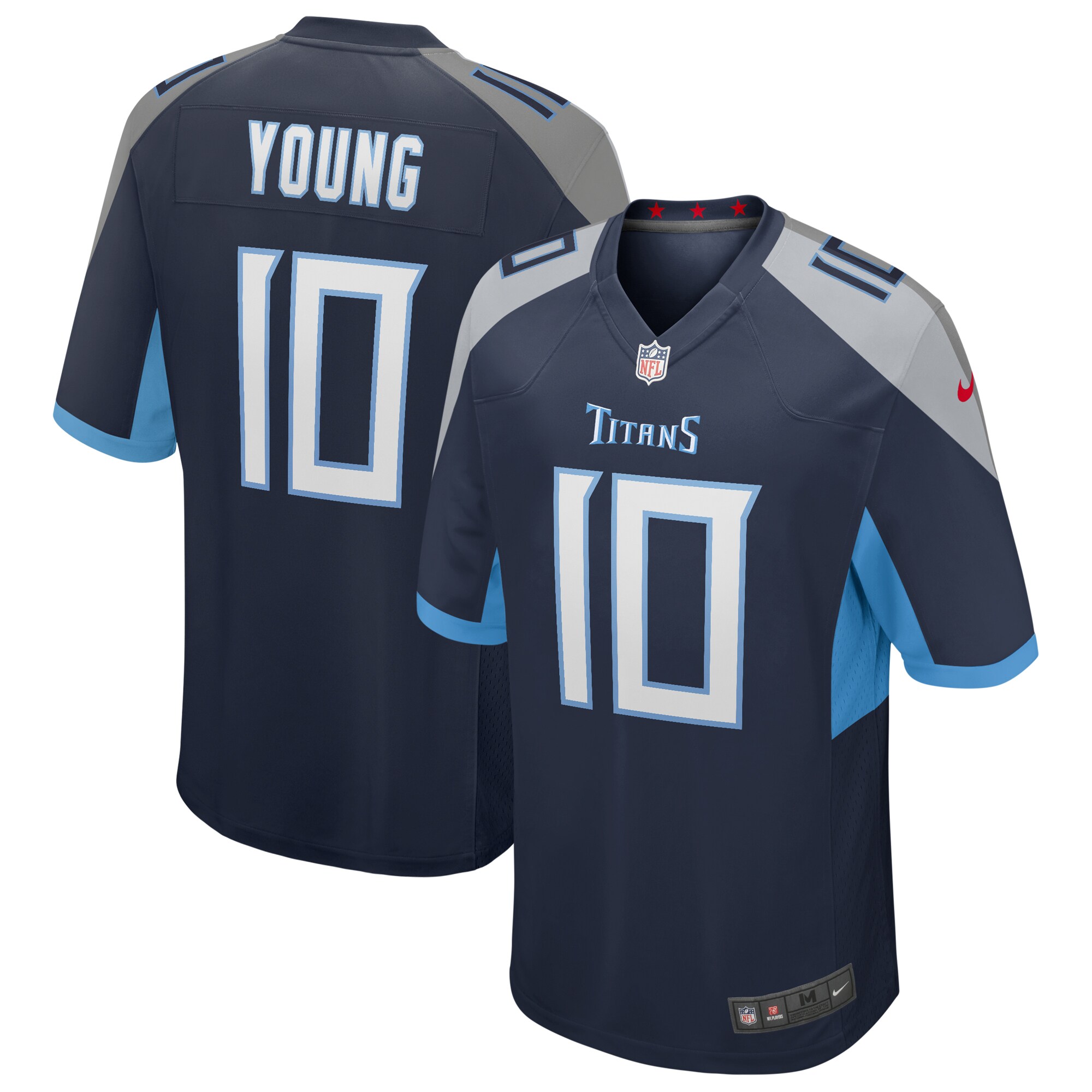 Vince Young Tennessee Titans Nike Game Retired Player Jersey - Navy - vstockx