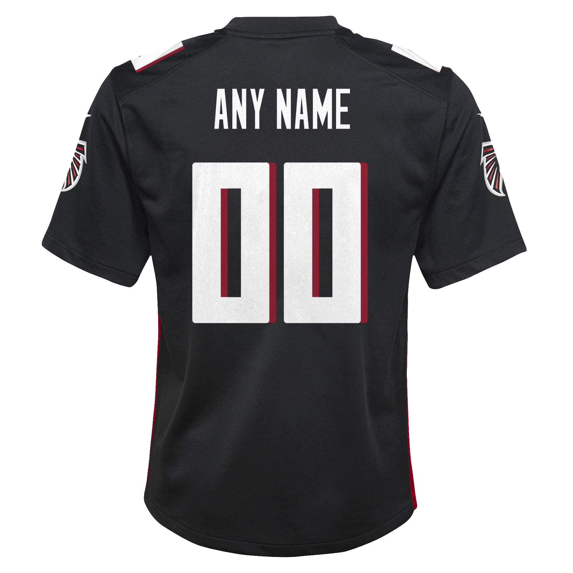 Atlanta Falcons Nike Youth Custom Game Jersey - Black - vstockx