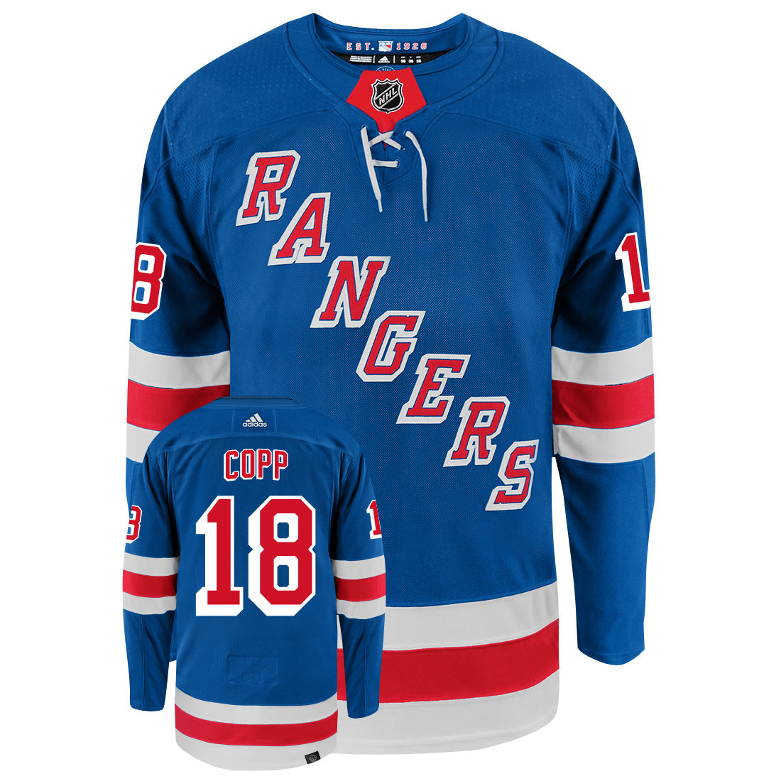 Andrew Copp New York Rangers Adidas Primegreen Authentic NHL Hockey Jersey - vstockx
