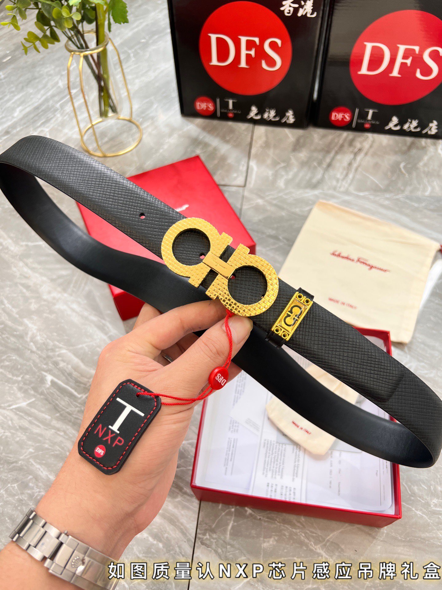 Streetwear Belt Ferragamo 319939 size:3.5cm - vstockx
