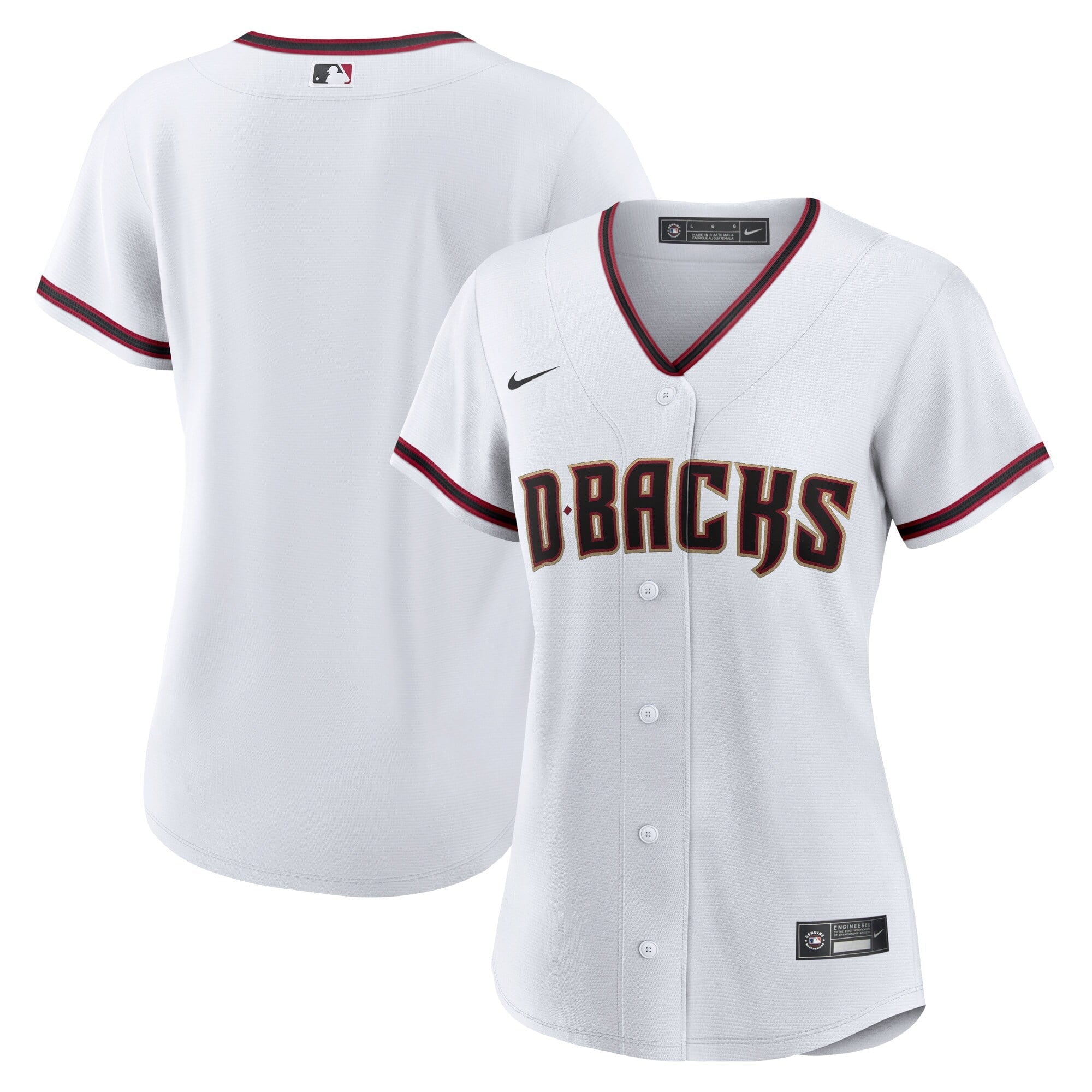 Women's Nike White Arizona Diamondbacks Home Blank Replica Jersey - vstockx