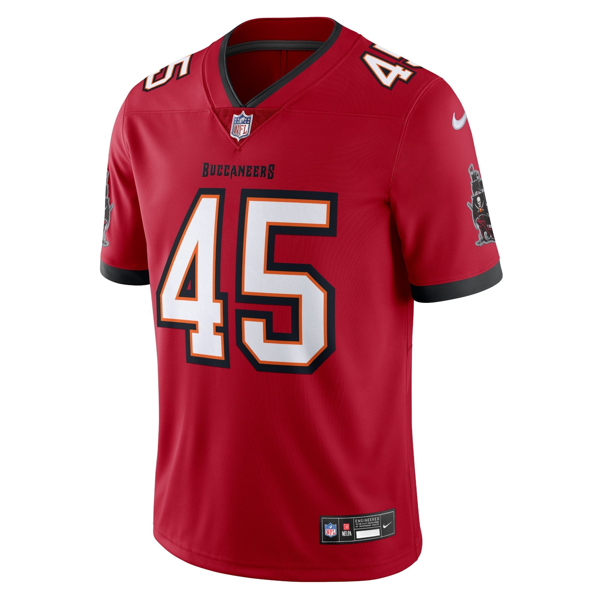 Men's Nike Devin White Red Tampa Bay Buccaneers Vapor Untouchable Limited Jersey - vstockx