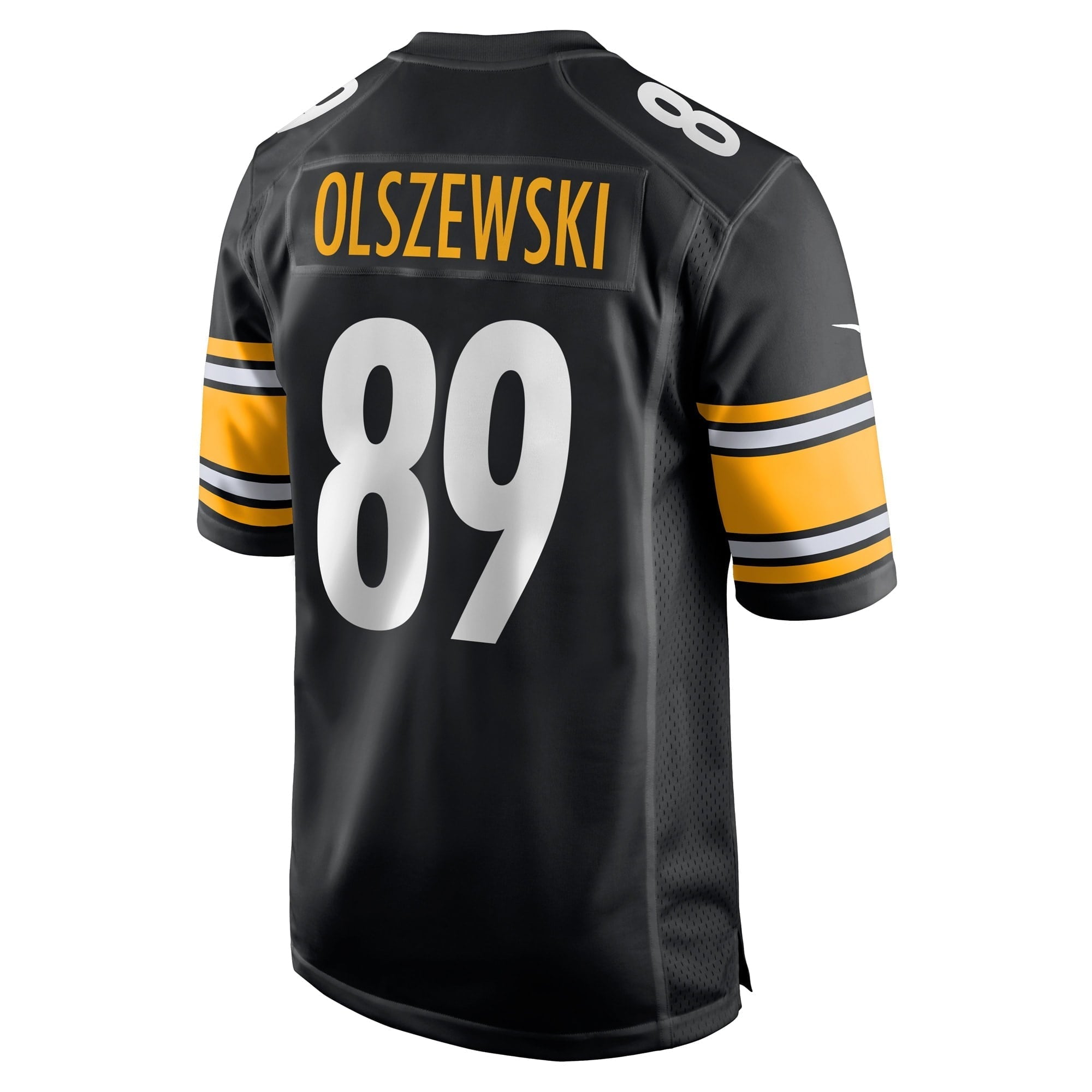 Men's Nike Gunner Olszewski Black Pittsburgh Steelers Game Player Jersey - vstockx
