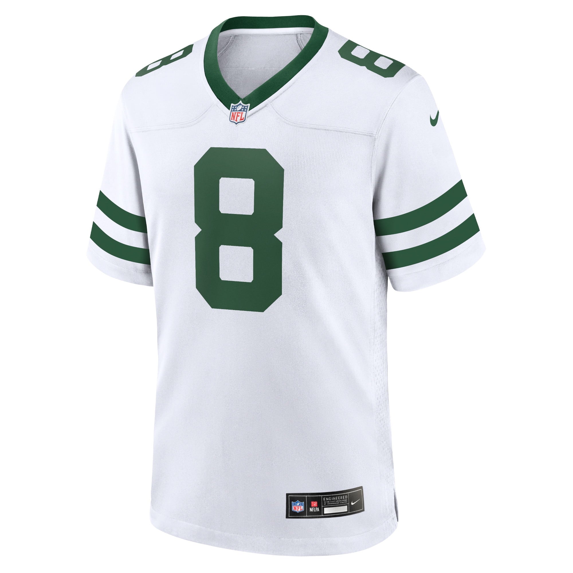 Men's Nike Aaron Rodgers White New York Jets Legacy Player Game Jersey - vstockx