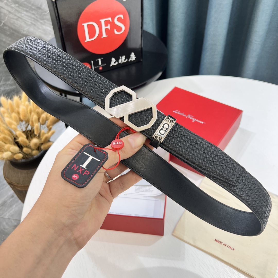 Streetwear Belt Ferragamo 319600 size:3.5cm - vstockx