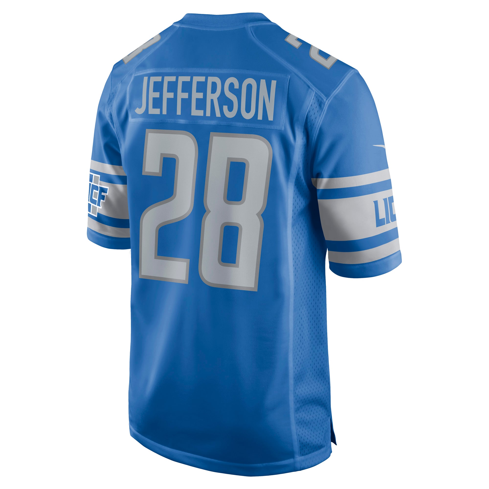 Jermar Jefferson Detroit Lions Nike Game Jersey - Blue - vstockx