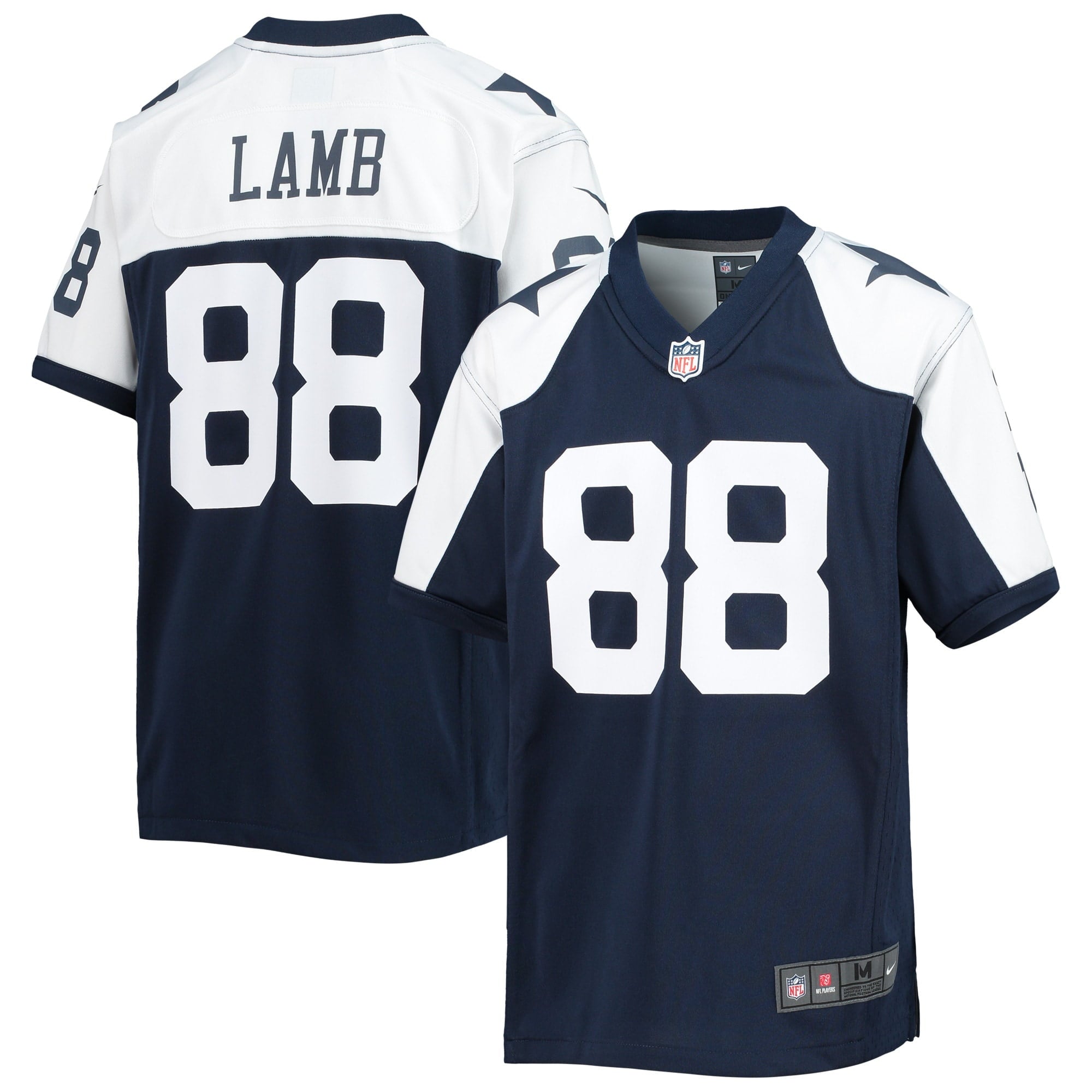 Youth Nike CeeDee Lamb Navy Dallas Cowboys Alternate Team Game Jersey - vstockx