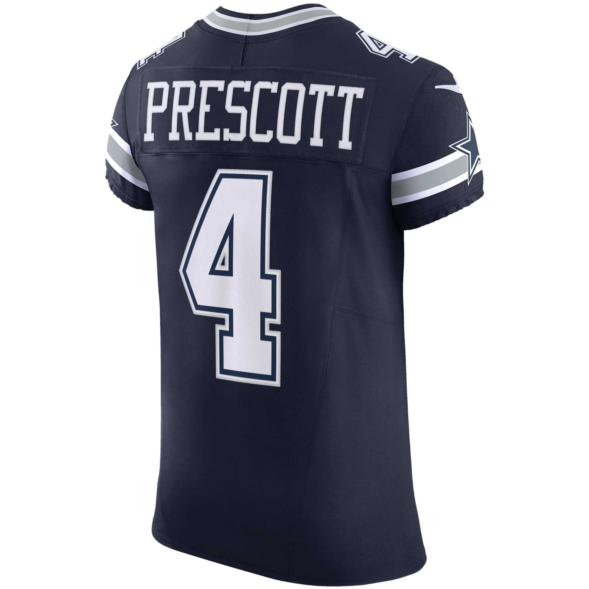 Men's Nike Dak Prescott Navy Dallas Cowboys Vapor F.U.S.E. Elite Jersey - vstockx