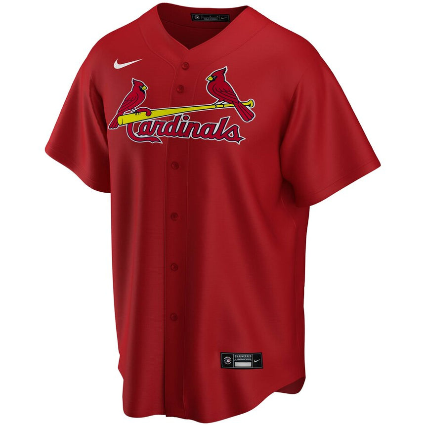 Men's St. Louis Cardinals Red Alternate Replica Team Jersey - vstockx