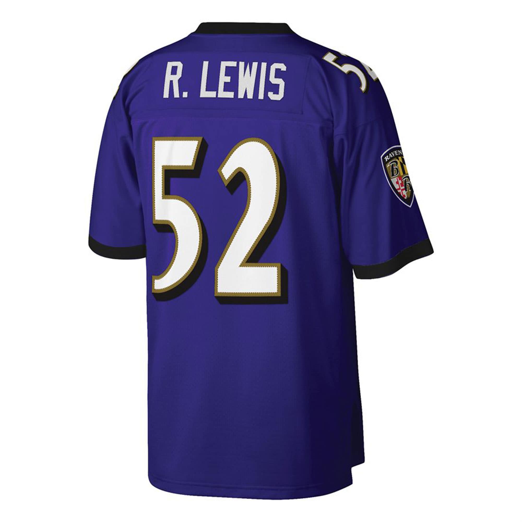 Ray Lewis Baltimore Ravens Mitchell & Ness Big & Tall 2000 Retired Player Replica Jersey - Purple - vstockx