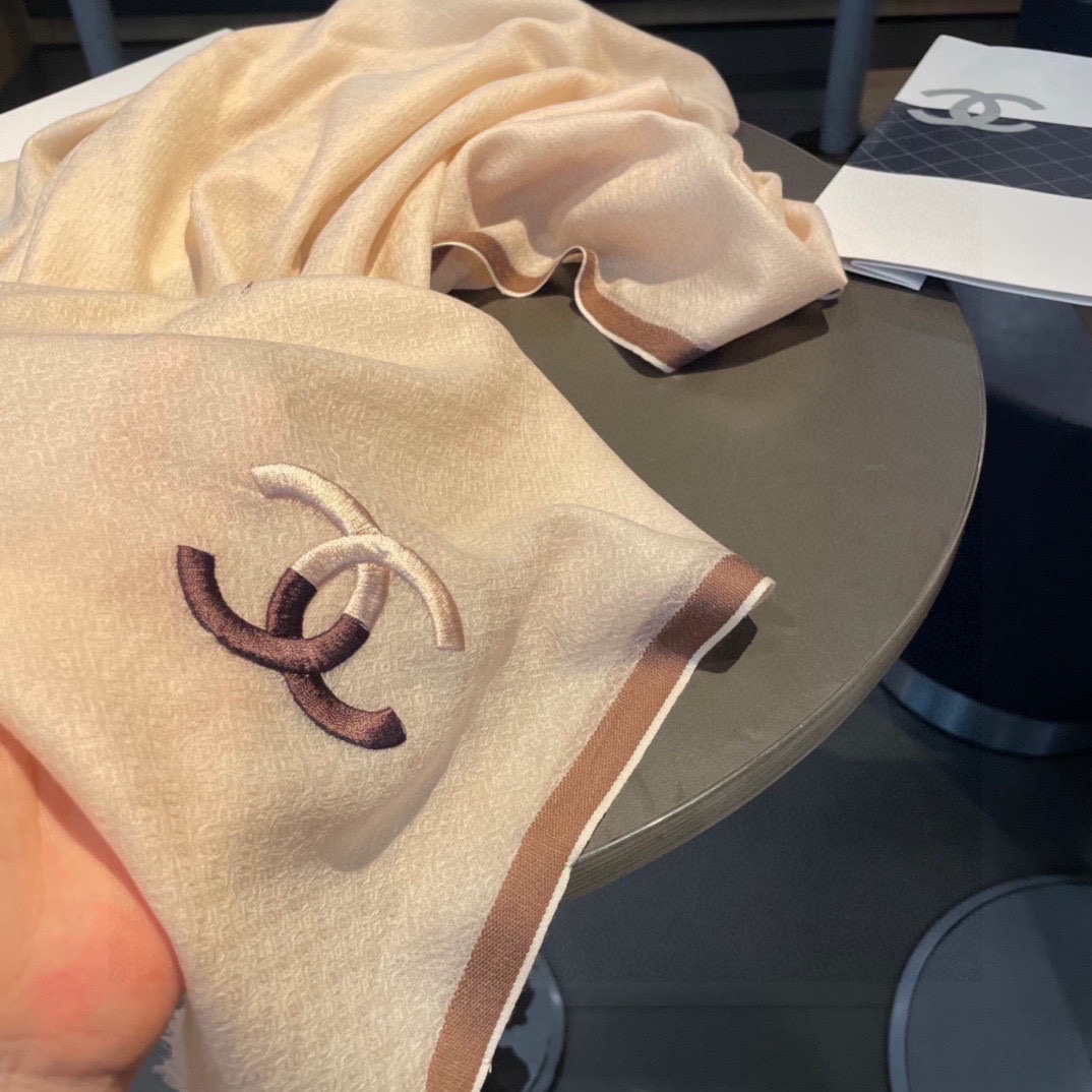 Streetwear Scarf CHANEL 329006 SIZE:105*180cm - vstockx