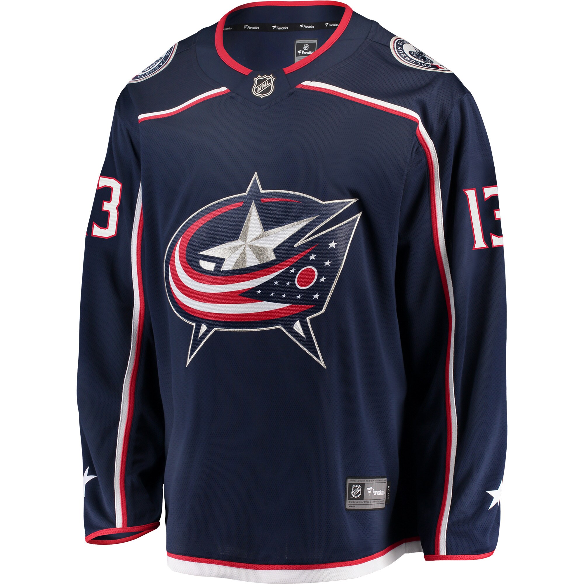 Cam Atkinson Columbus Blue Jackets Fanatics Branded Youth Breakaway Player Jersey - Navy - vstockx
