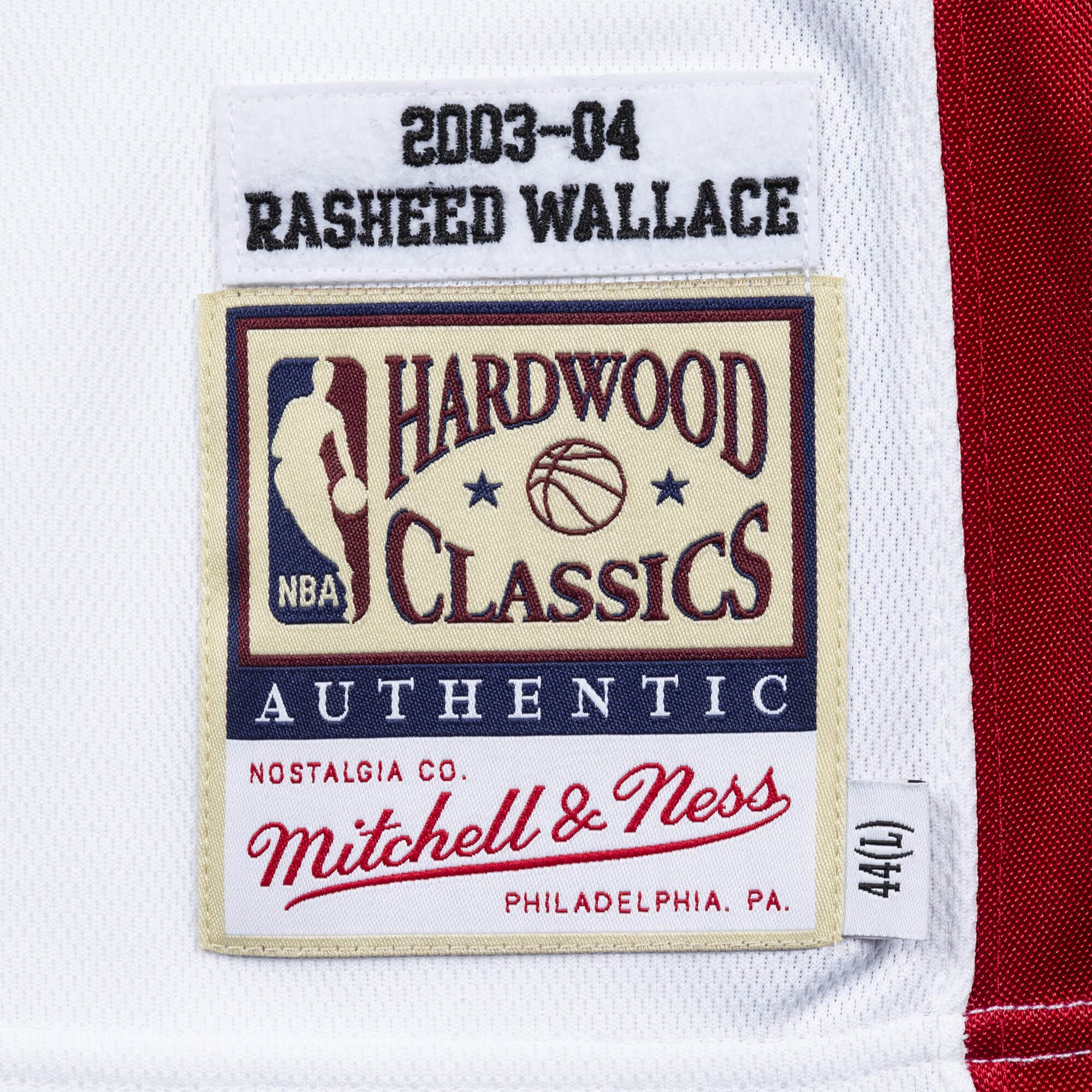 Authentic Jersey Detroit Pistons Home Finals 2003-04 Rasheed Wallace - vstockx