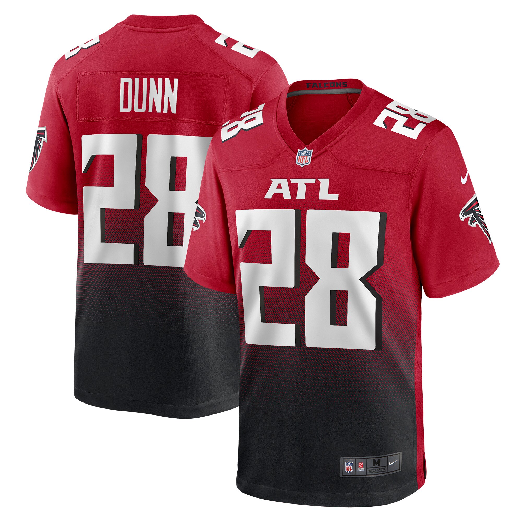 Warrick Dunn Atlanta Falcons Nike Retired Player Alternate Game Jersey - Red - vstockx