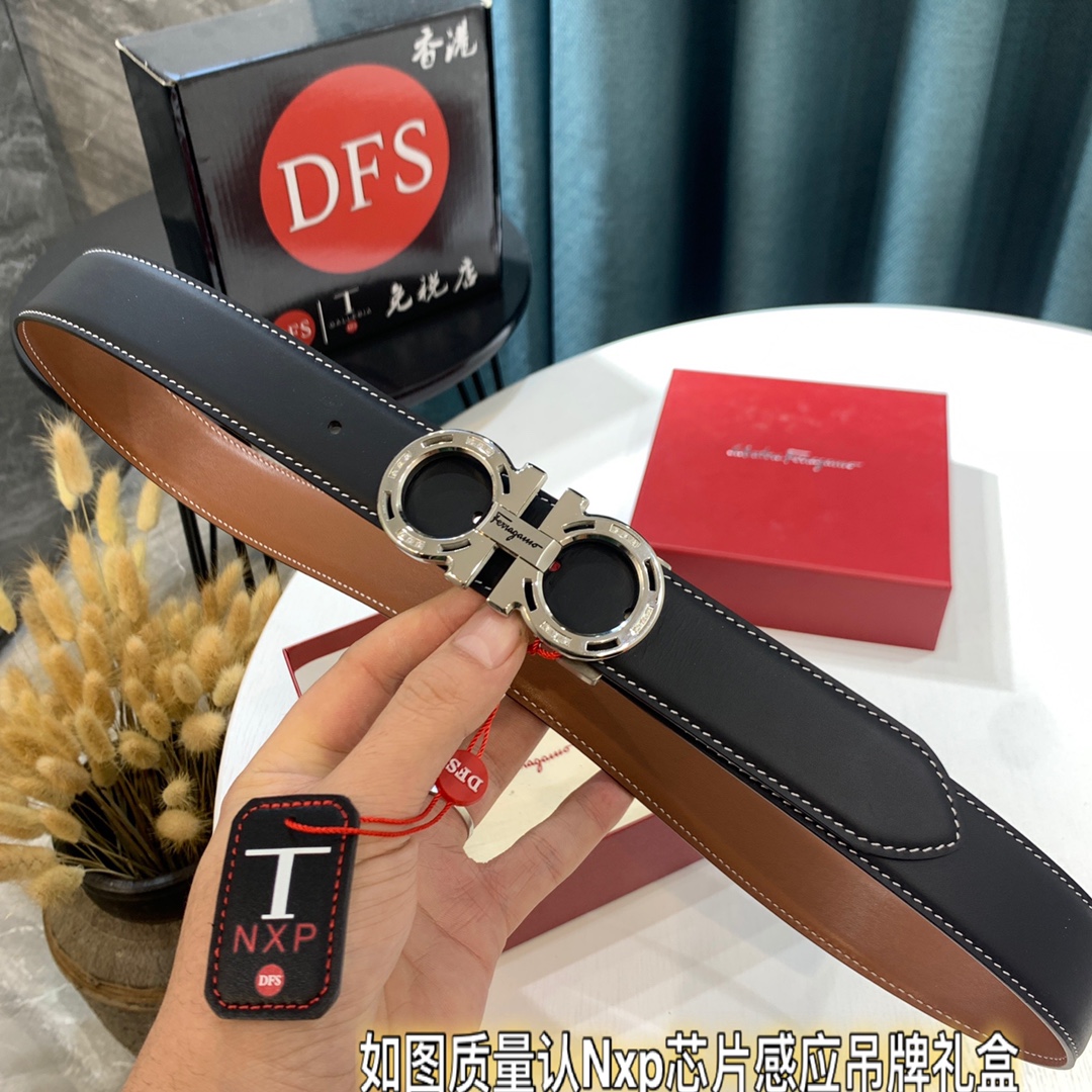 Streetwear Belt Ferragamo 319436 size:3.5cm - vstockx