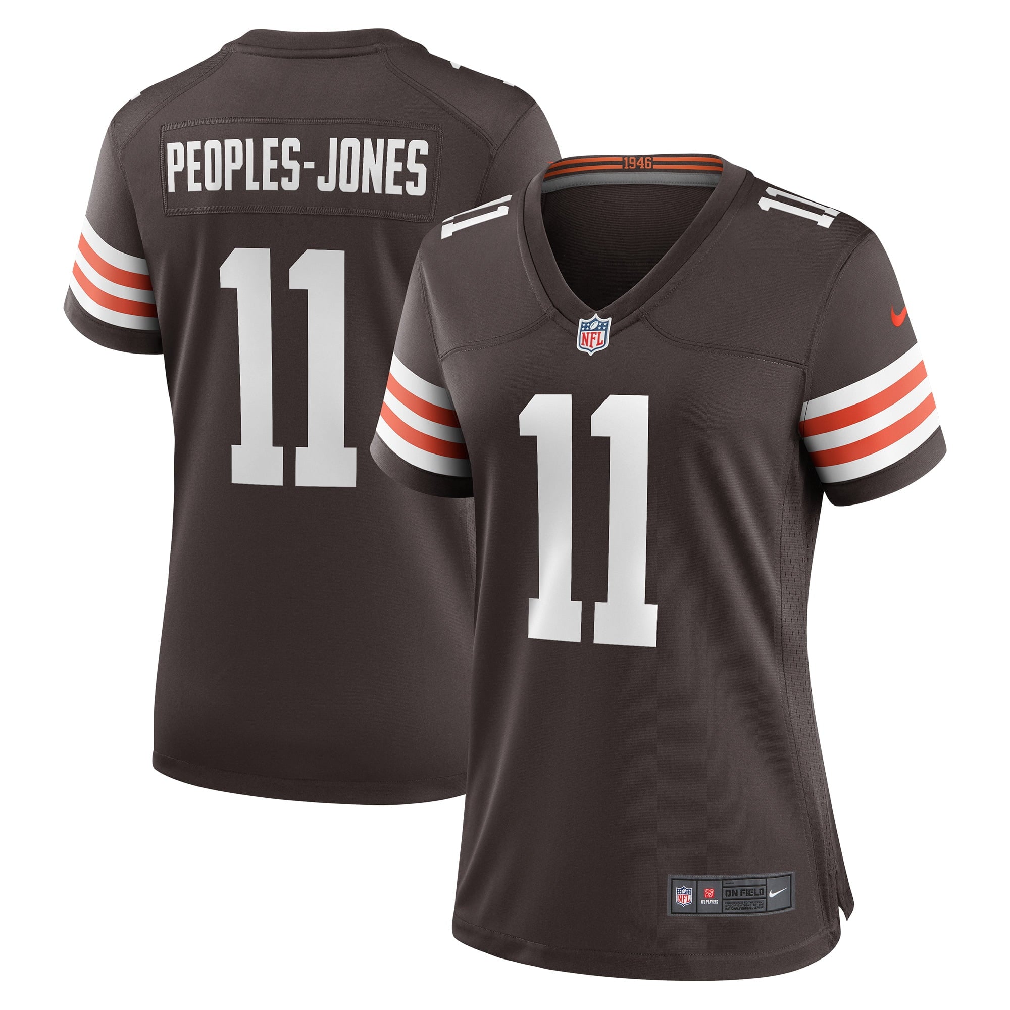 Women's Nike Donovan Peoples-Jones Brown Cleveland Browns Game Jersey - vstockx