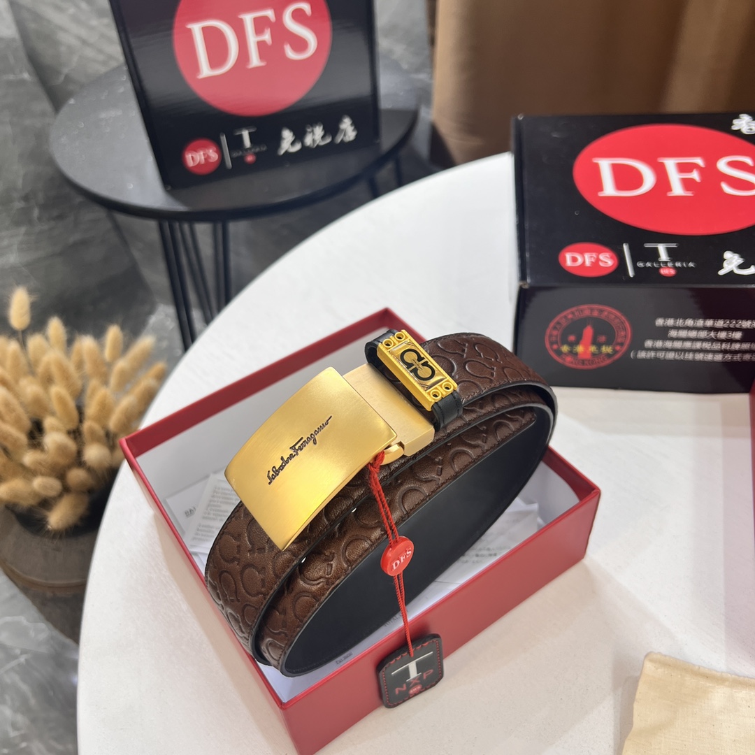 Streetwear Belt Ferragamo 320320 size:3.5cm - vstockx