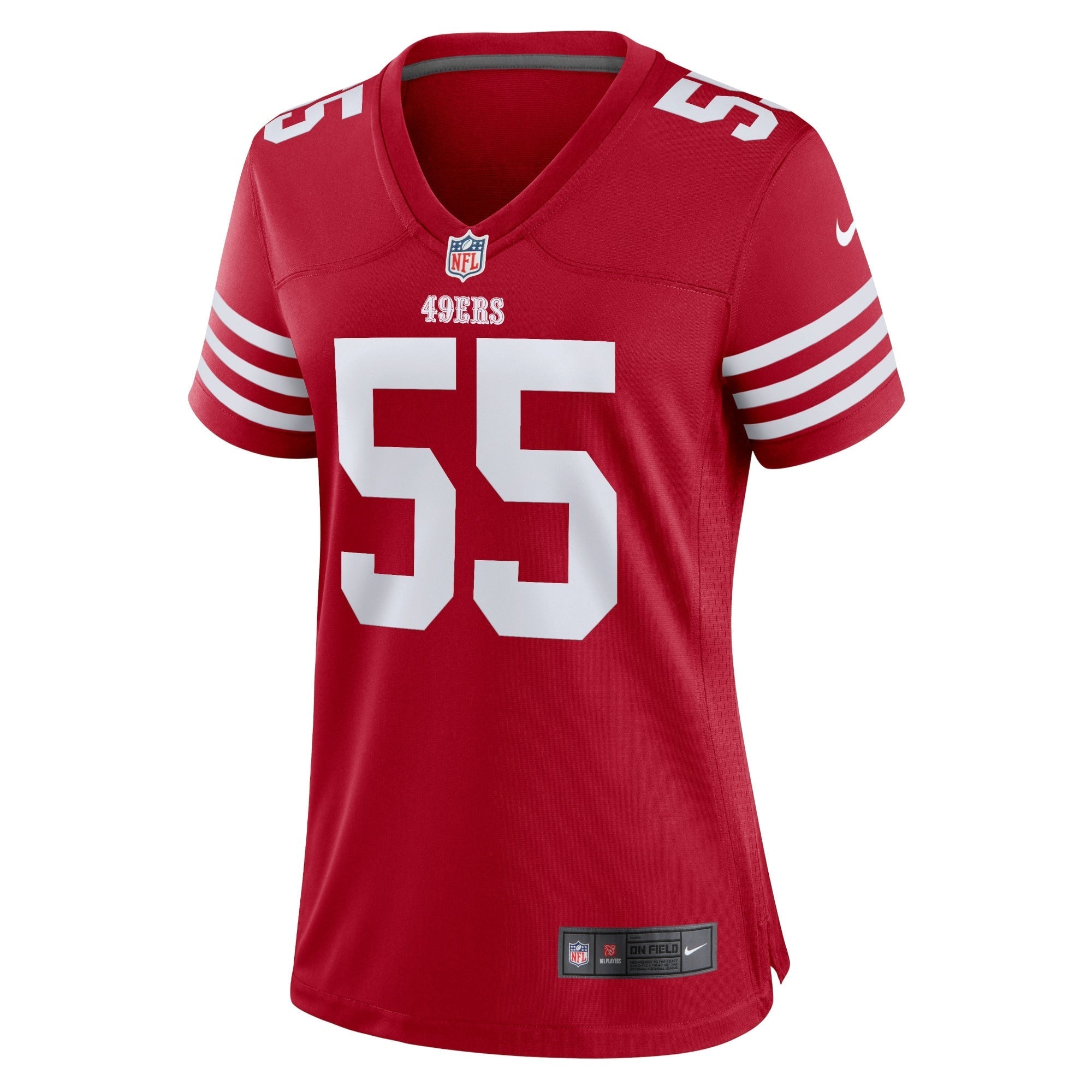 Women's Nike Akeem Spence Scarlet San Francisco 49ers Home Game Player Jersey - vstockx