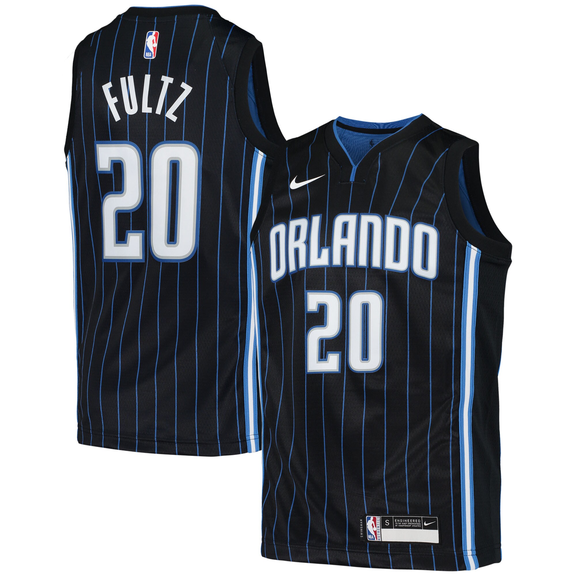 Markelle Fultz Orlando Magic Nike Youth 2020/21 Swingman Jersey - Icon Edition - Black - vstockx