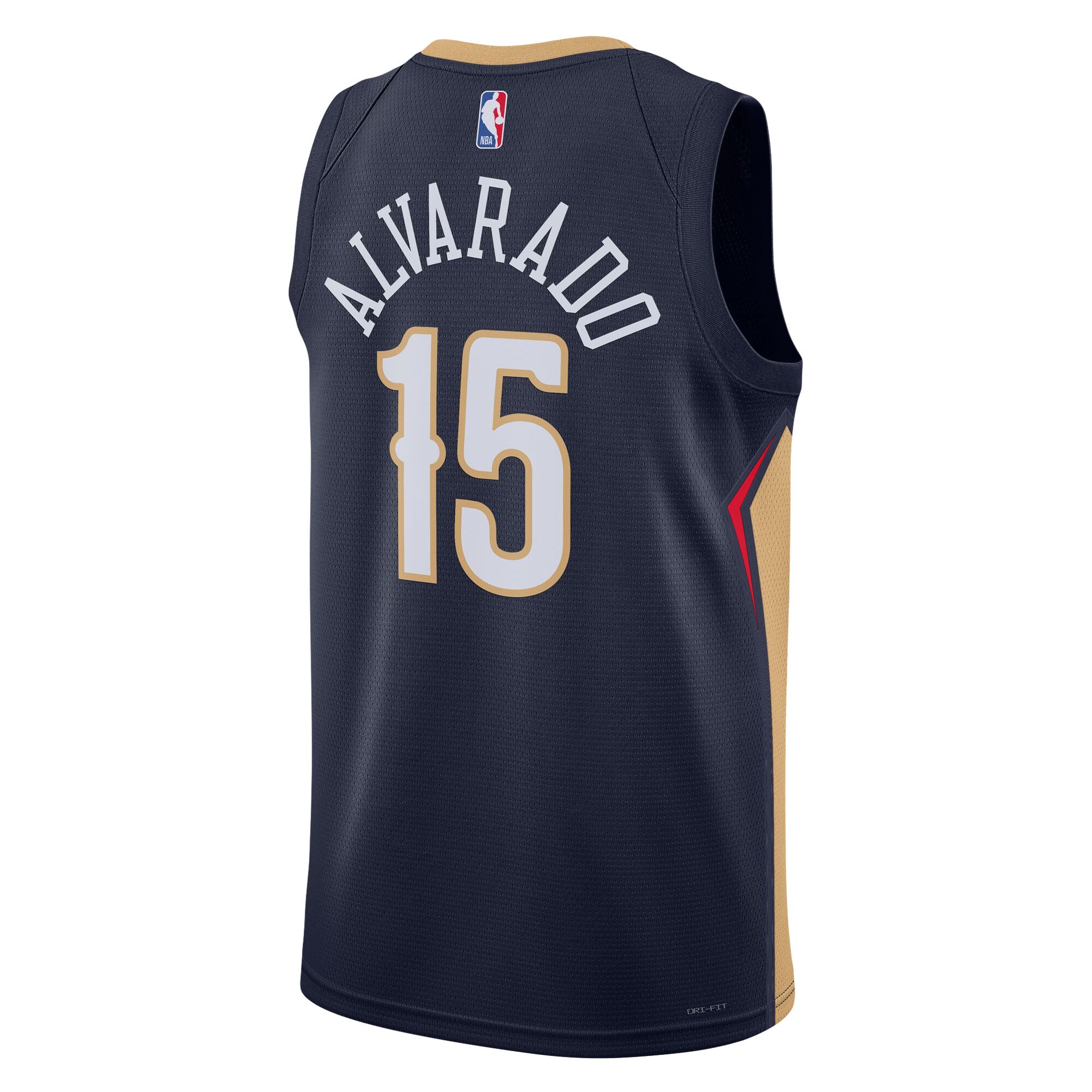 Jose Alvarado New Orleans Pelicans Nike Unisex Swingman Jersey - Association Edition - Navy - vstockx