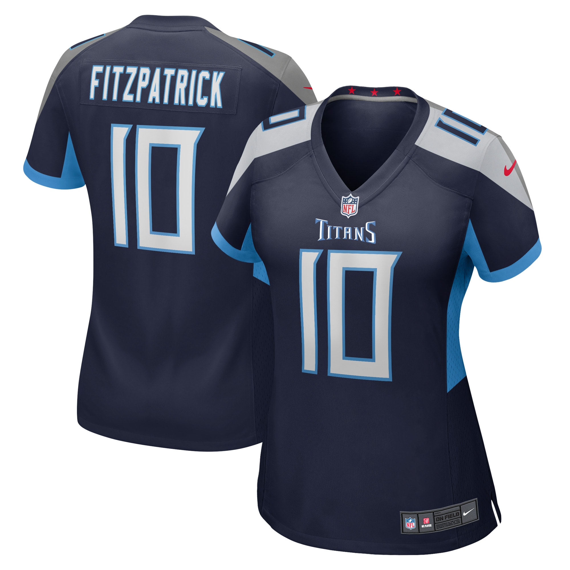 Dez Fitzpatrick Tennessee Titans Nike Women's Game Player Jersey - Navy - vstockx