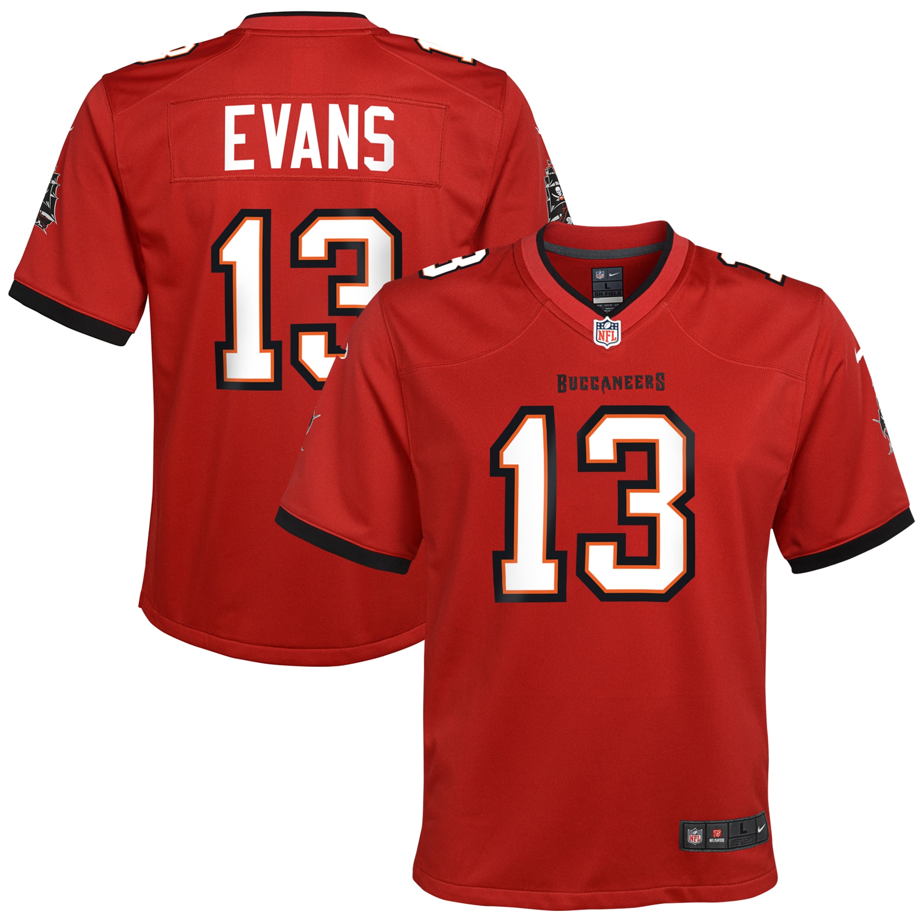 Mike Evans Tampa Bay Buccaneers Nike Youth Game Jersey - Red - vstockx