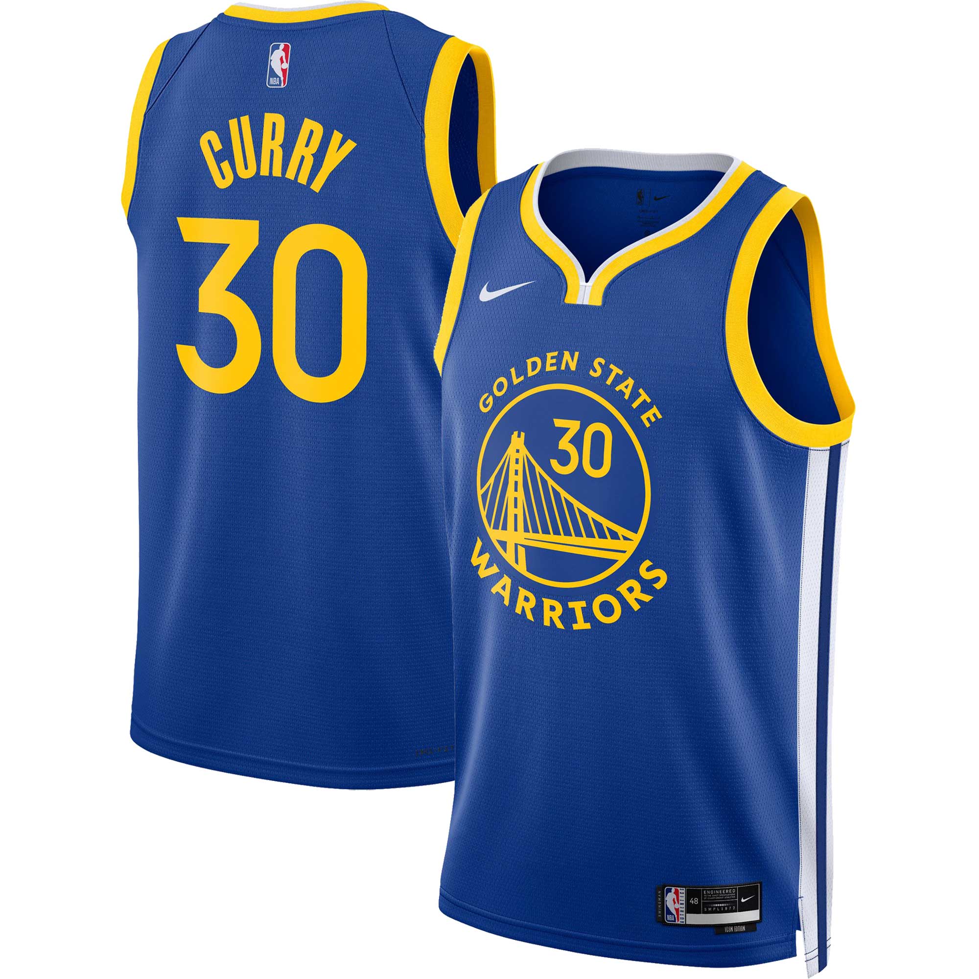 Stephen Curry Golden State Warriors Nike Unisex Swingman Jersey - Association Edition - Royal - vstockx